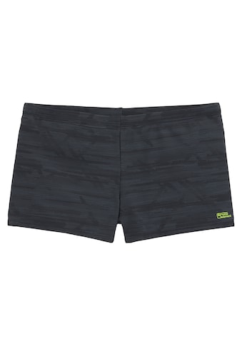 Boxer-Badehose, mit trendigem Alloverprint