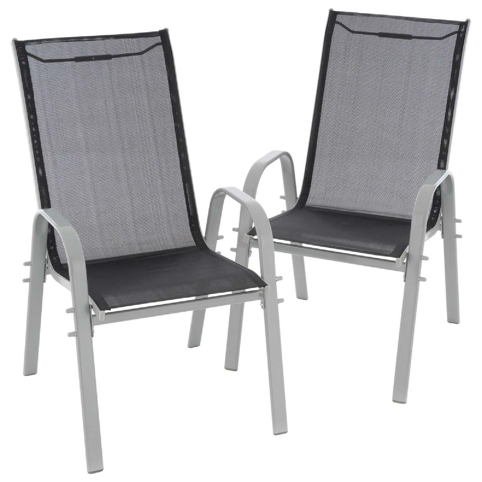 VCM Gartenstuhl "2er Stapelstuhl Gartenstuhl Outdoor Stuhl Garten" () 2 Stk günstig online kaufen