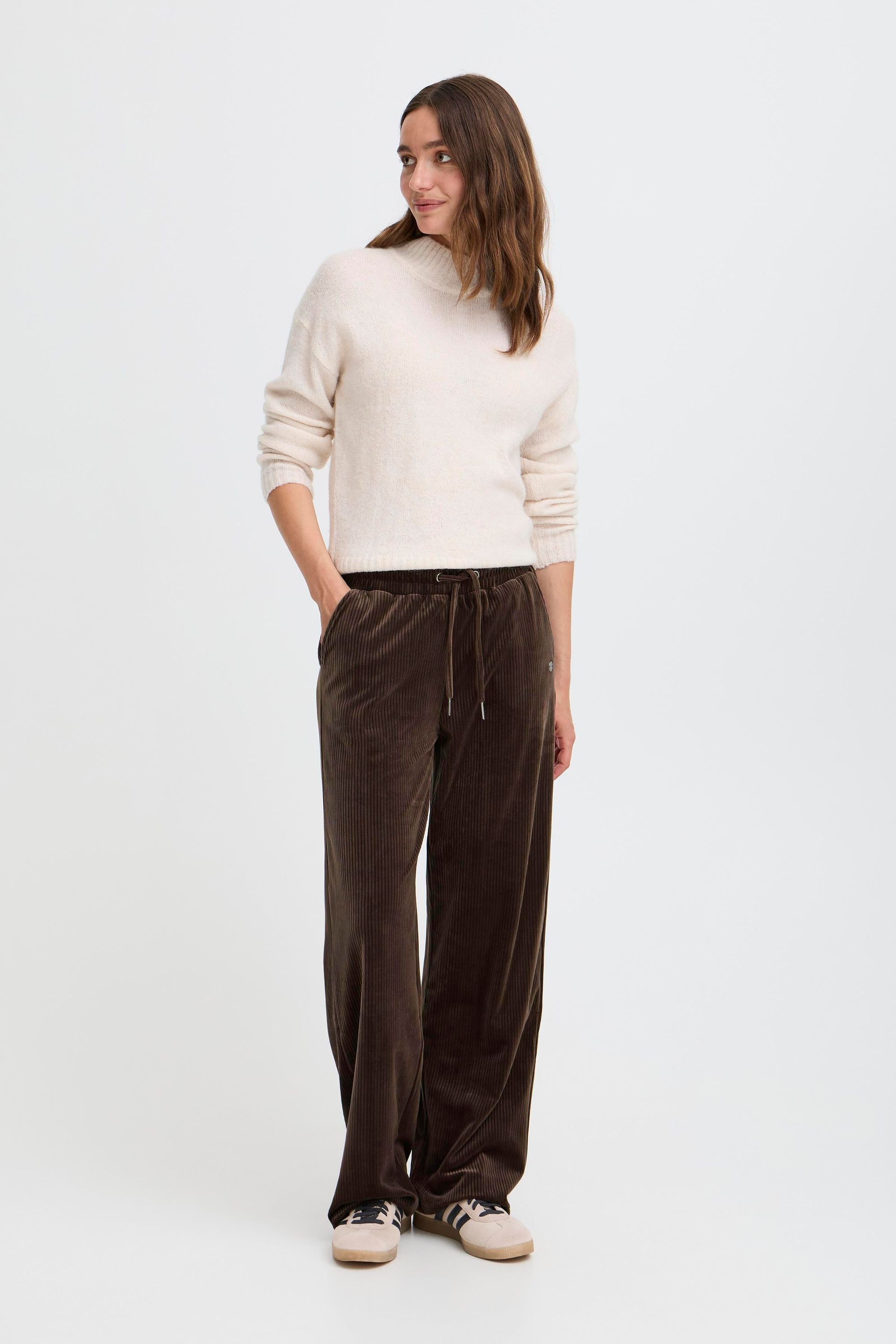 OXMO Loungehose »Loungehose OXEBBA WIDE LEG«