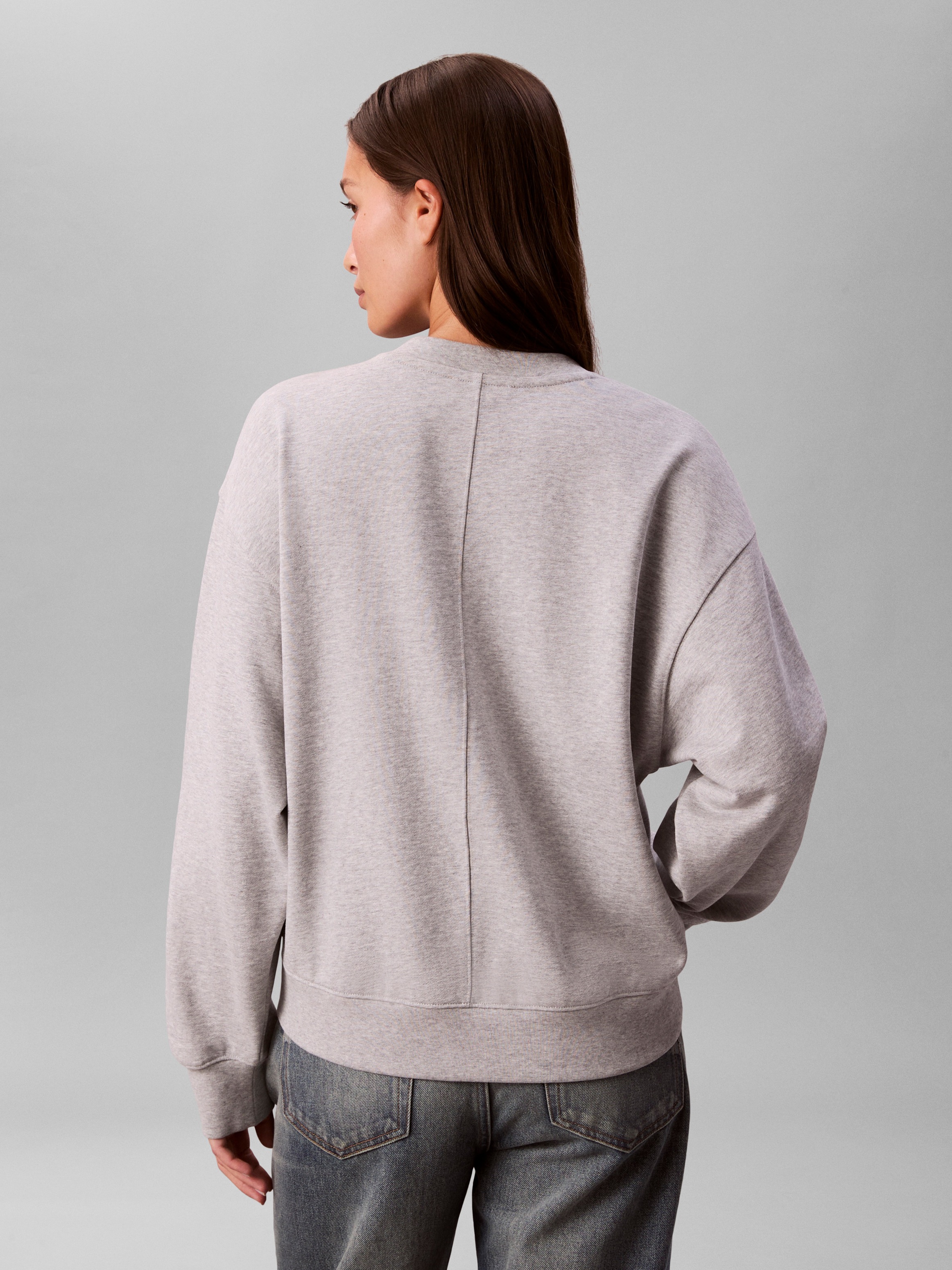 Calvin Klein Jeans Sweatshirt "LS TERRY WOVEN LABEL VNK SWEATSH", Regular f günstig online kaufen