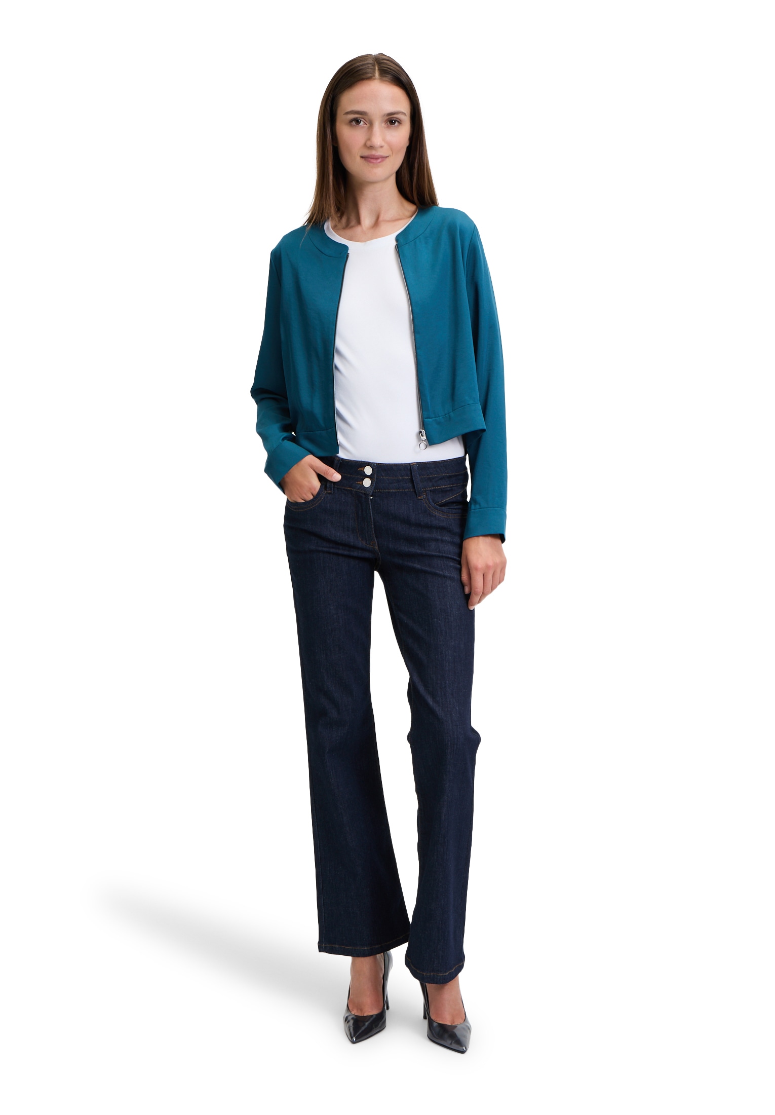 Betty Barclay Jackenblazer »Betty Barclay Casual-Jacke langarm«, Material