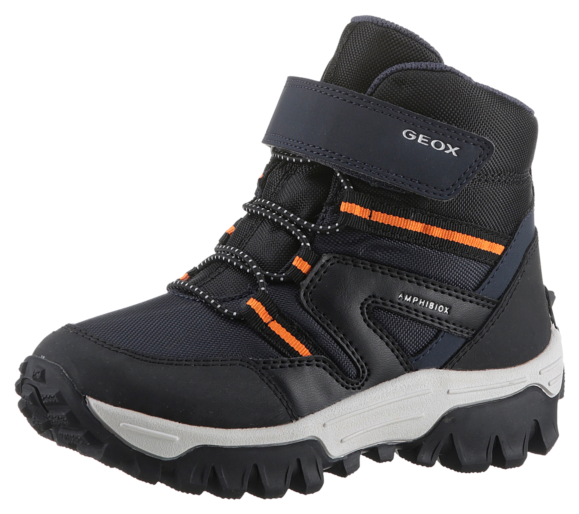 Geox Winterboots »J HIMALAYA BOY B ABX«, Snowboots, Klettstiefel, Kindergartenschuh mit Profillaufsohle