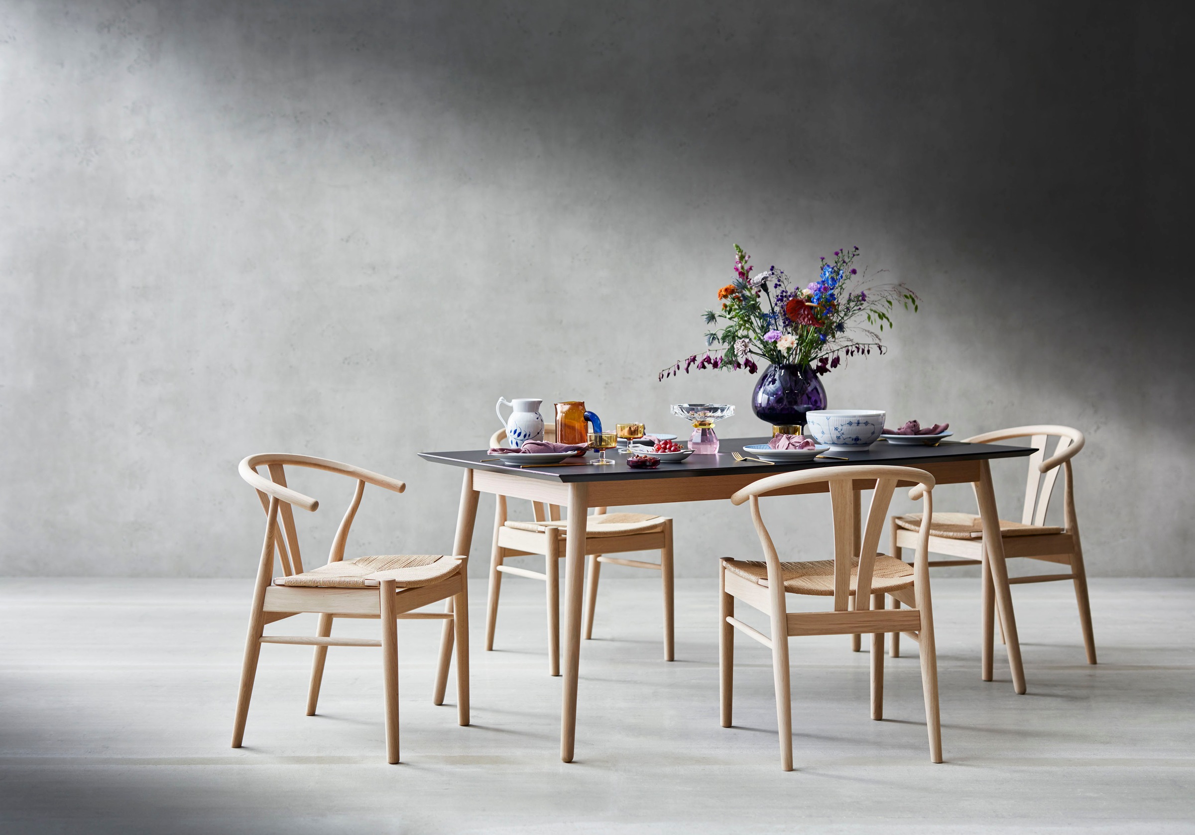 Thumbnail - Hammel Furniture Esstisch "Meza Designtisch mit Auszugsfunktion und 2 Einlegeplatten" bootsförmige Tischplatte MDF, Eich...