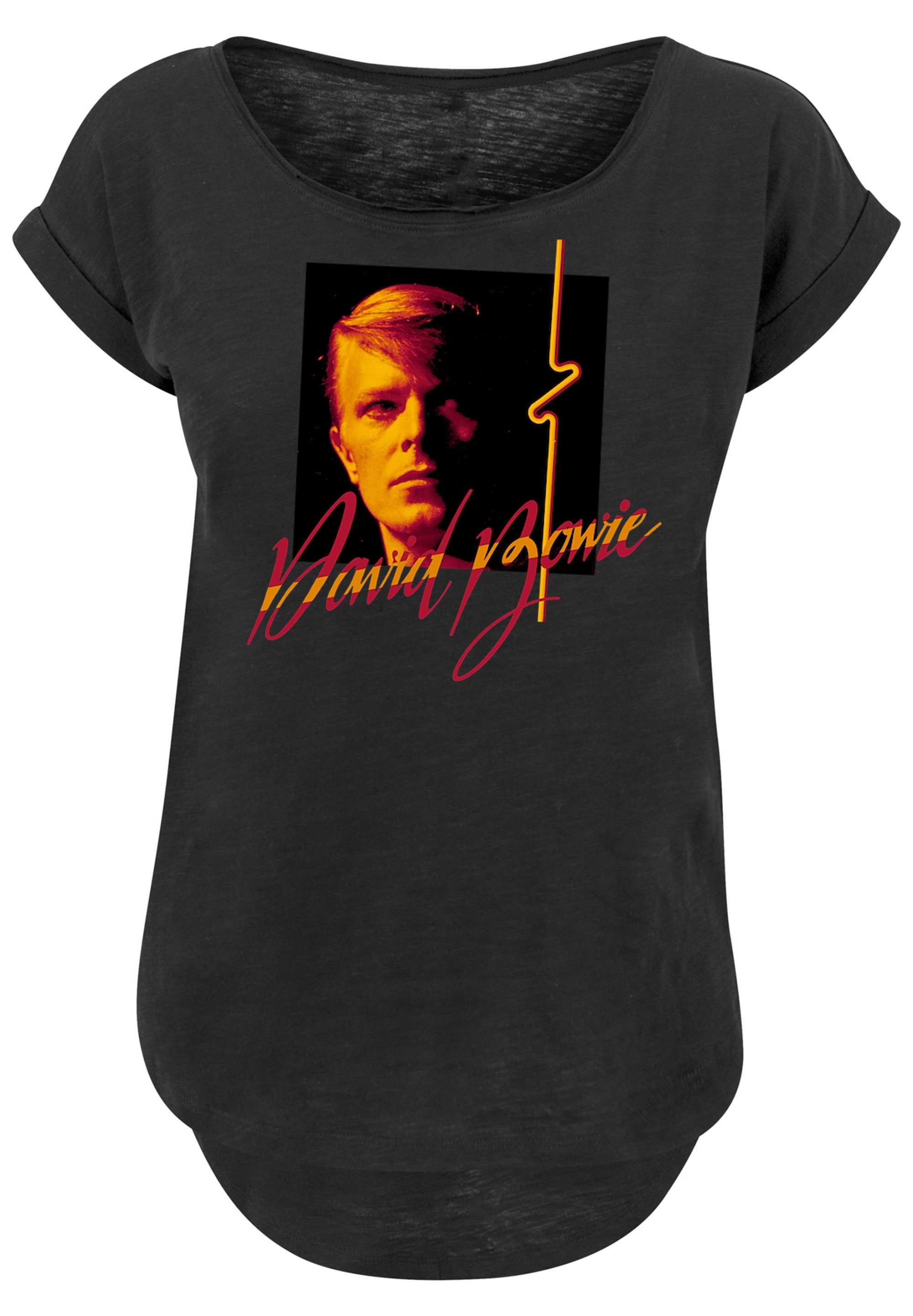 F4NT4STIC T-Shirt »David Bowie Photo Angle 90s'«, Print