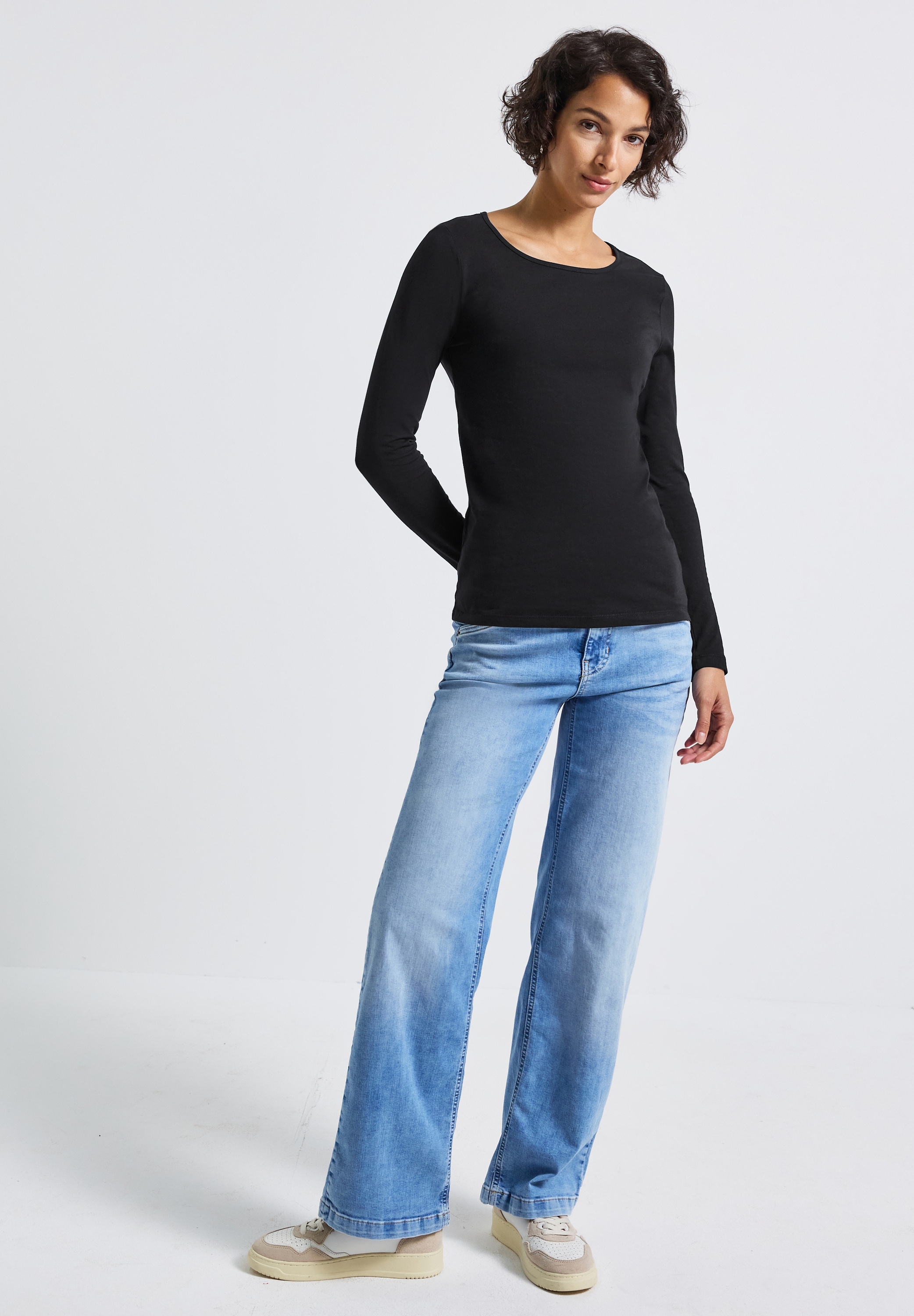 STREET ONE Langarmshirt, Basic