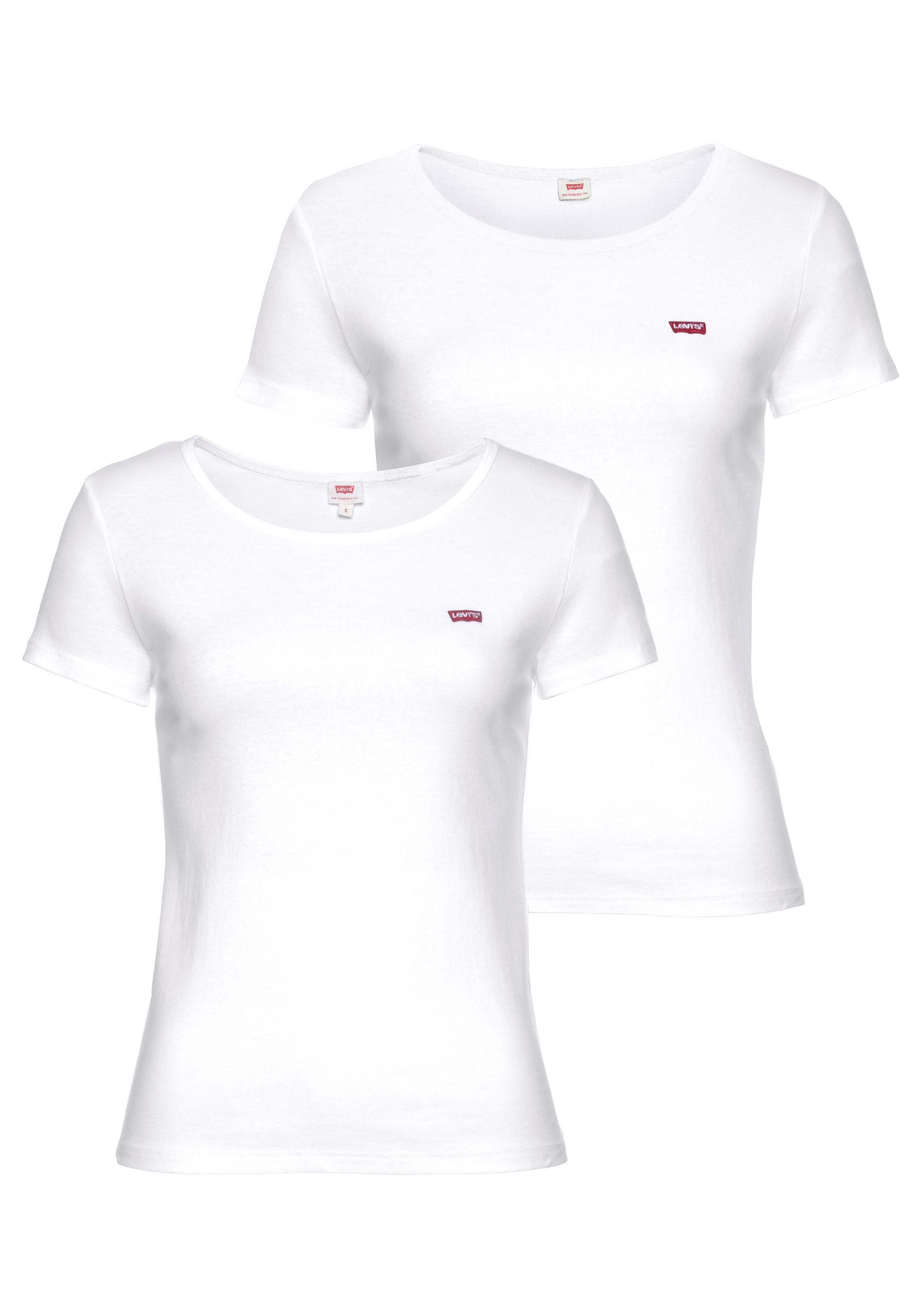 Levis T-Shirt "Mini-Logo", (Packung, 2 tlg.), mit kleiner Markenlogo-Sticke günstig online kaufen