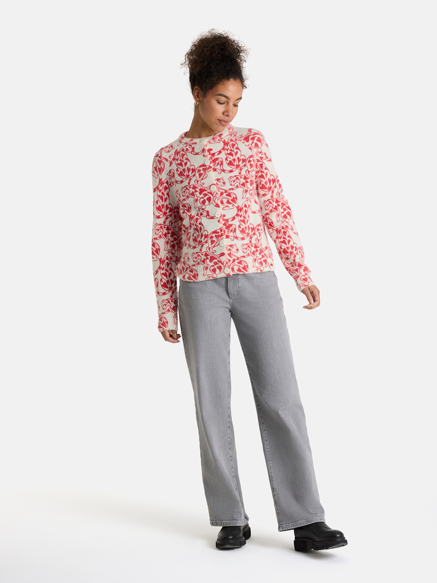 Lieblingsstück Strickjacke »AitanaL«, mit Alpakawolle und Wolle
