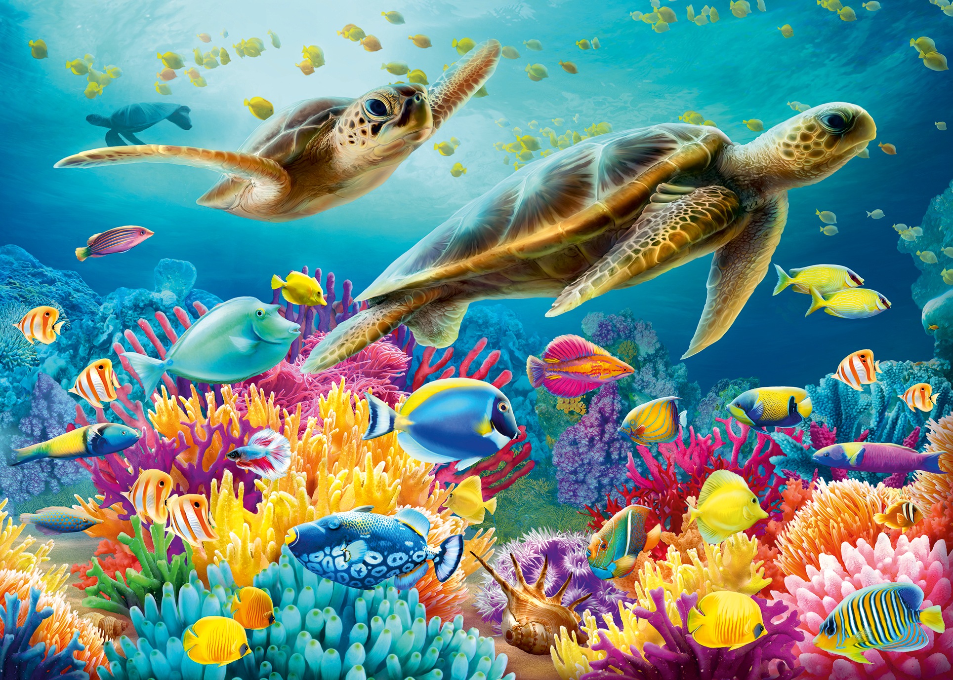 Ravensburger Puzzle »Blaue Unterwasserwelt«, Made in Germany