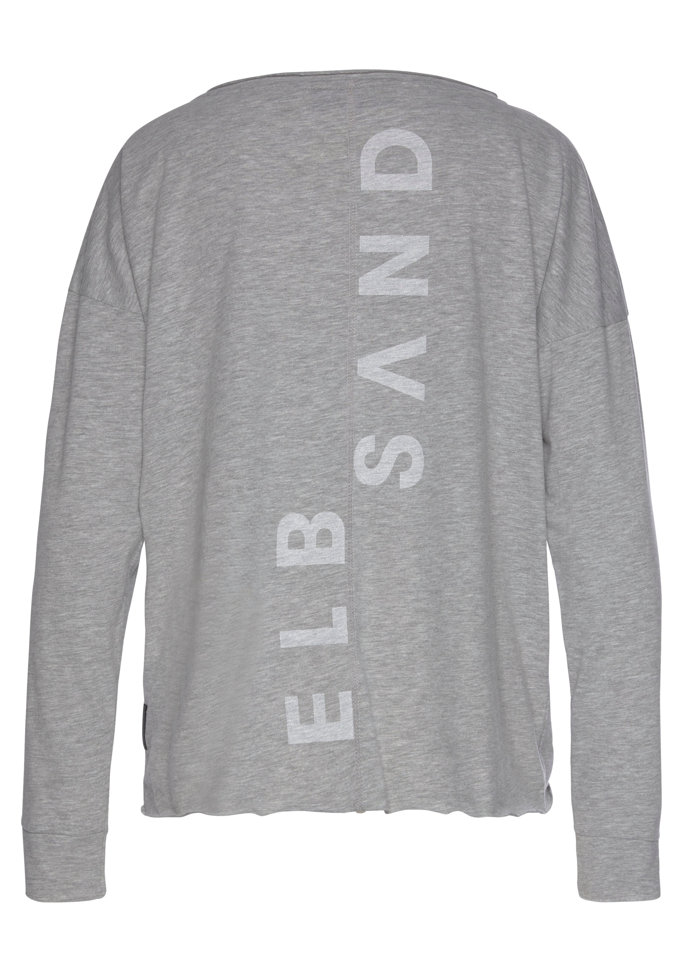 Elbsand Langarmshirt "Eltje", mit Logodruck hinten, Longsleeve aus Baumwoll günstig online kaufen