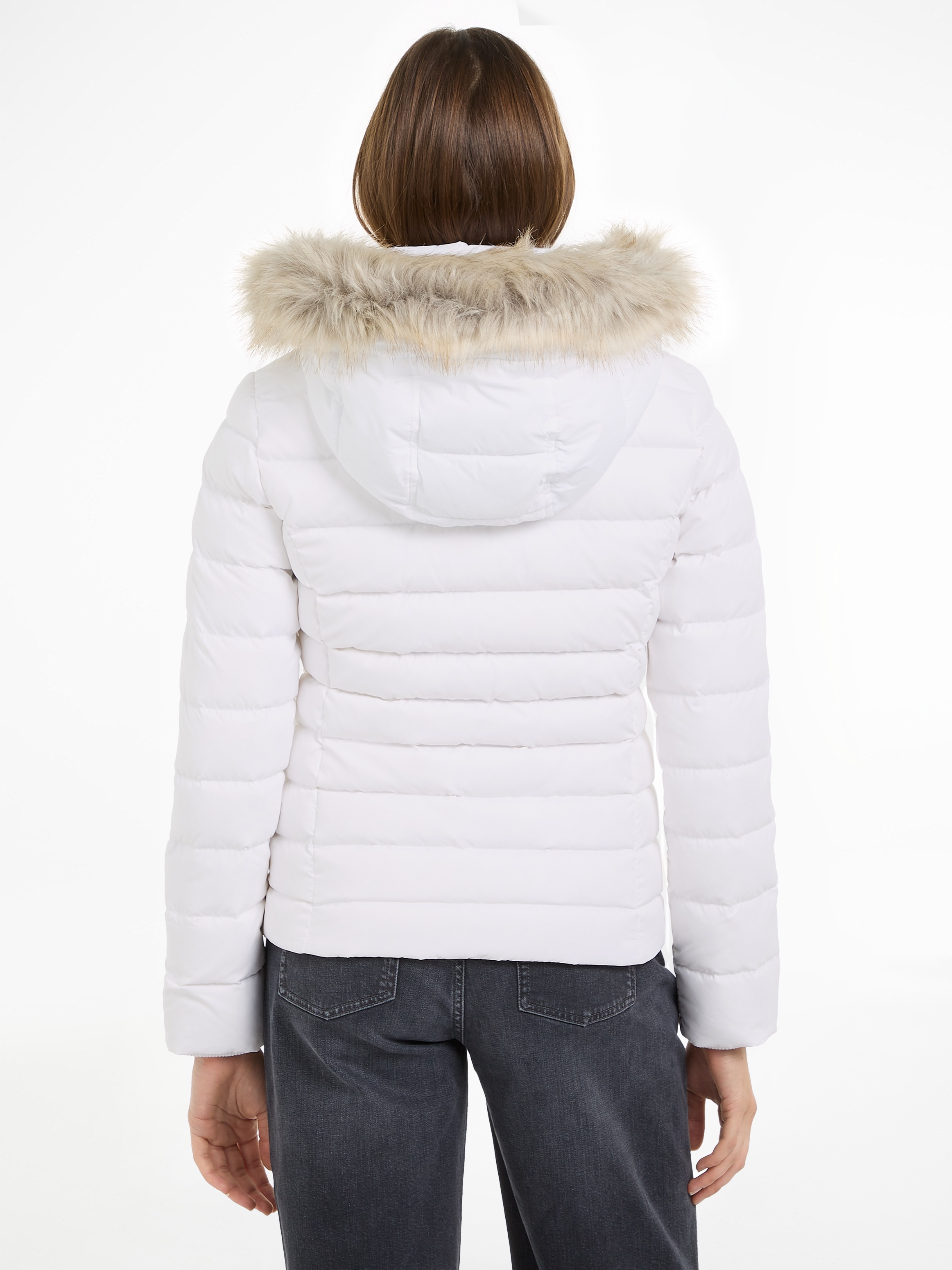 Thumbnail - Tommy Jeans Steppjacke "TJW BASIC HOODED DOWN JACKET EXT", mit Kapuze, mit Logostickerei