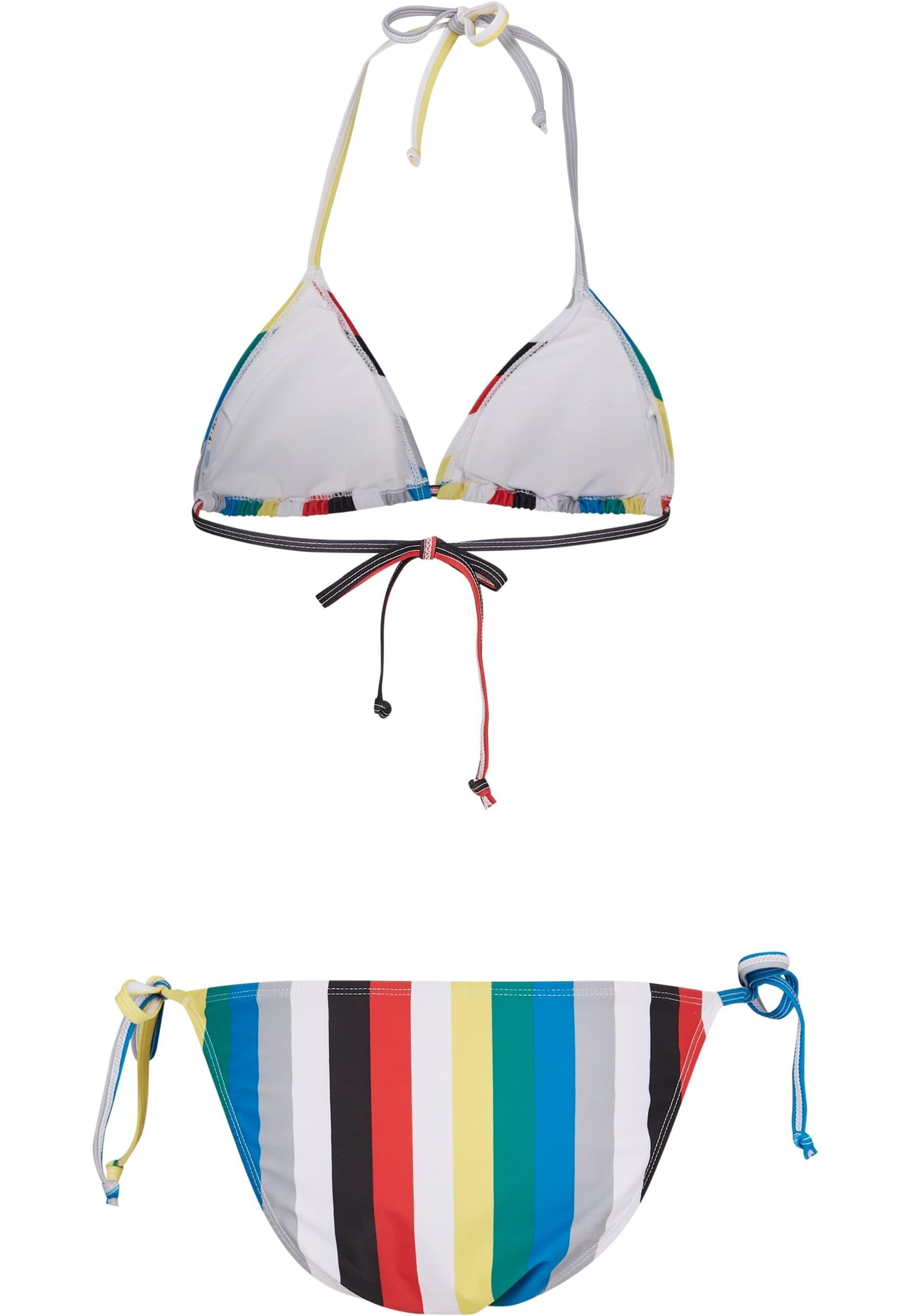 URBAN CLASSICS Bügel-Tankini »Urban Classics Damen Ladies Stripe Bikini«