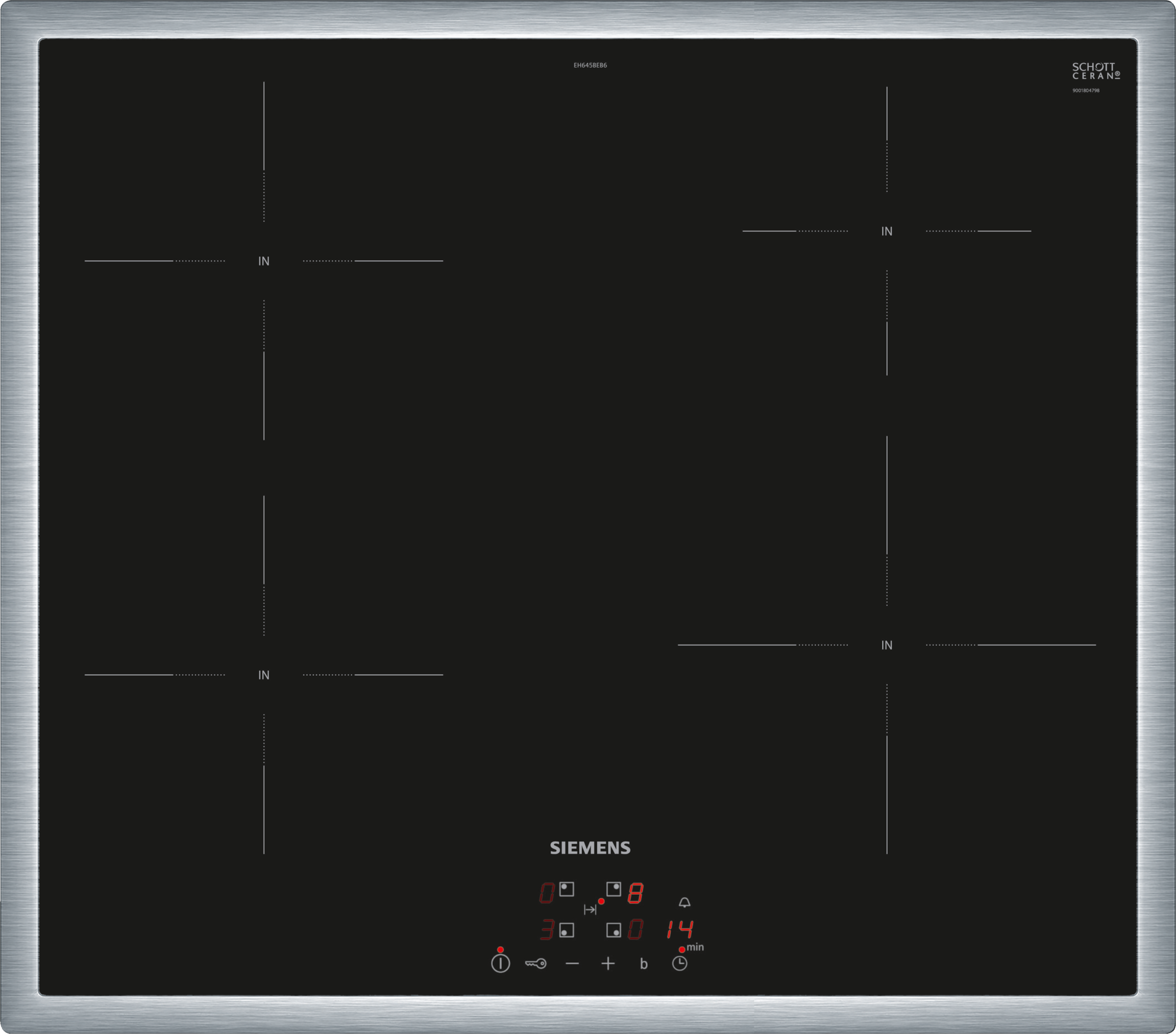 SIEMENS Induktions-Kochfeld "EH645BEB6E"