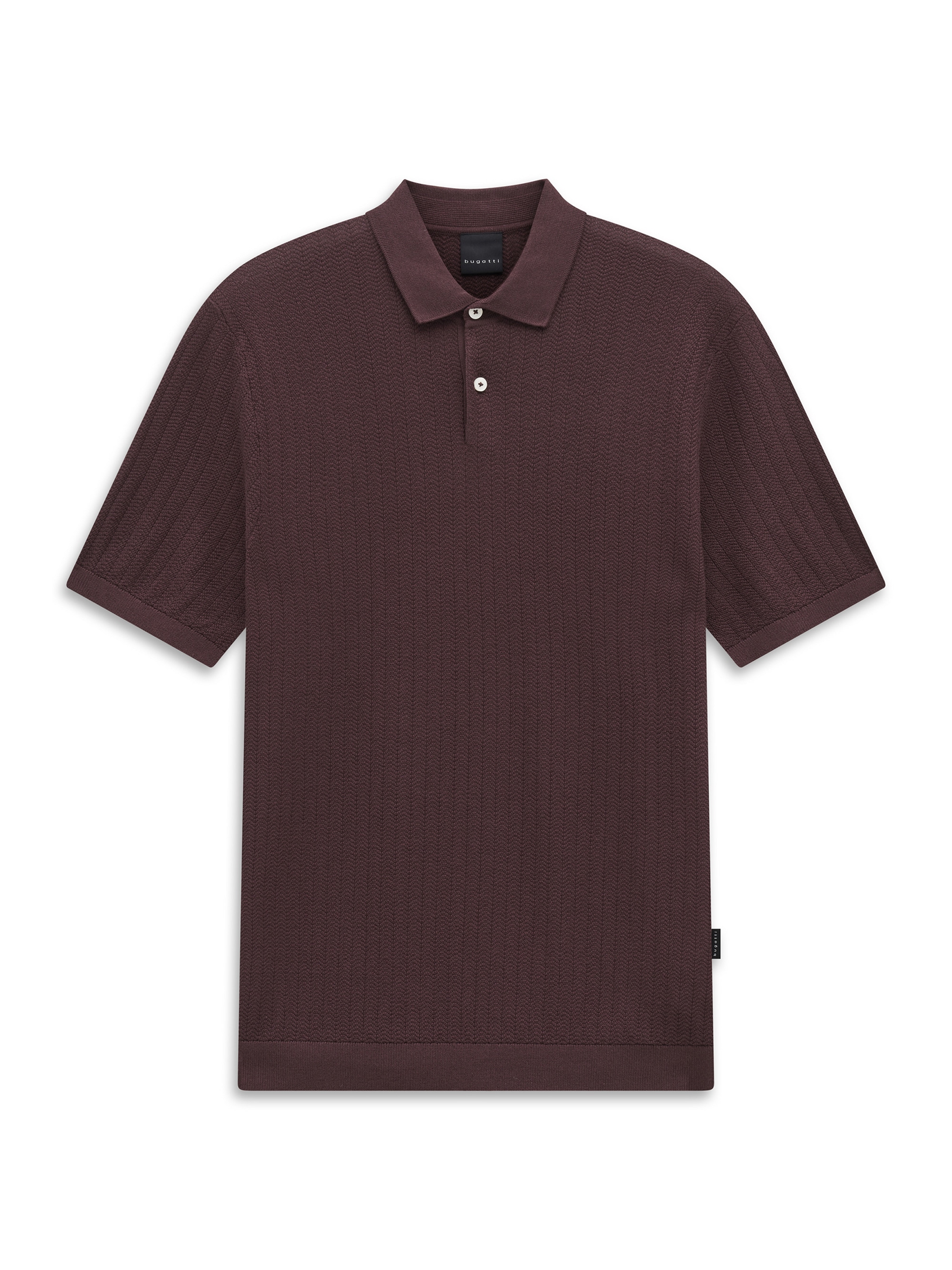 bugatti Poloshirt "Regular Fit" Regular Fit Kurzarm Baumwolle Polokragen