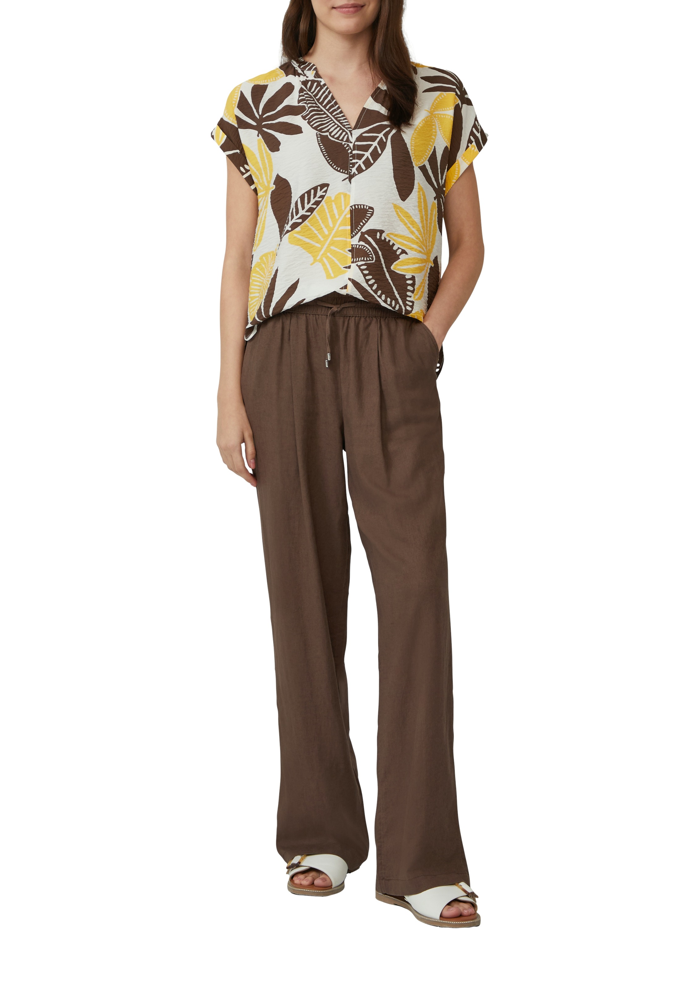 s.Oliver Druckbluse, mit Raff-Details günstig online kaufen