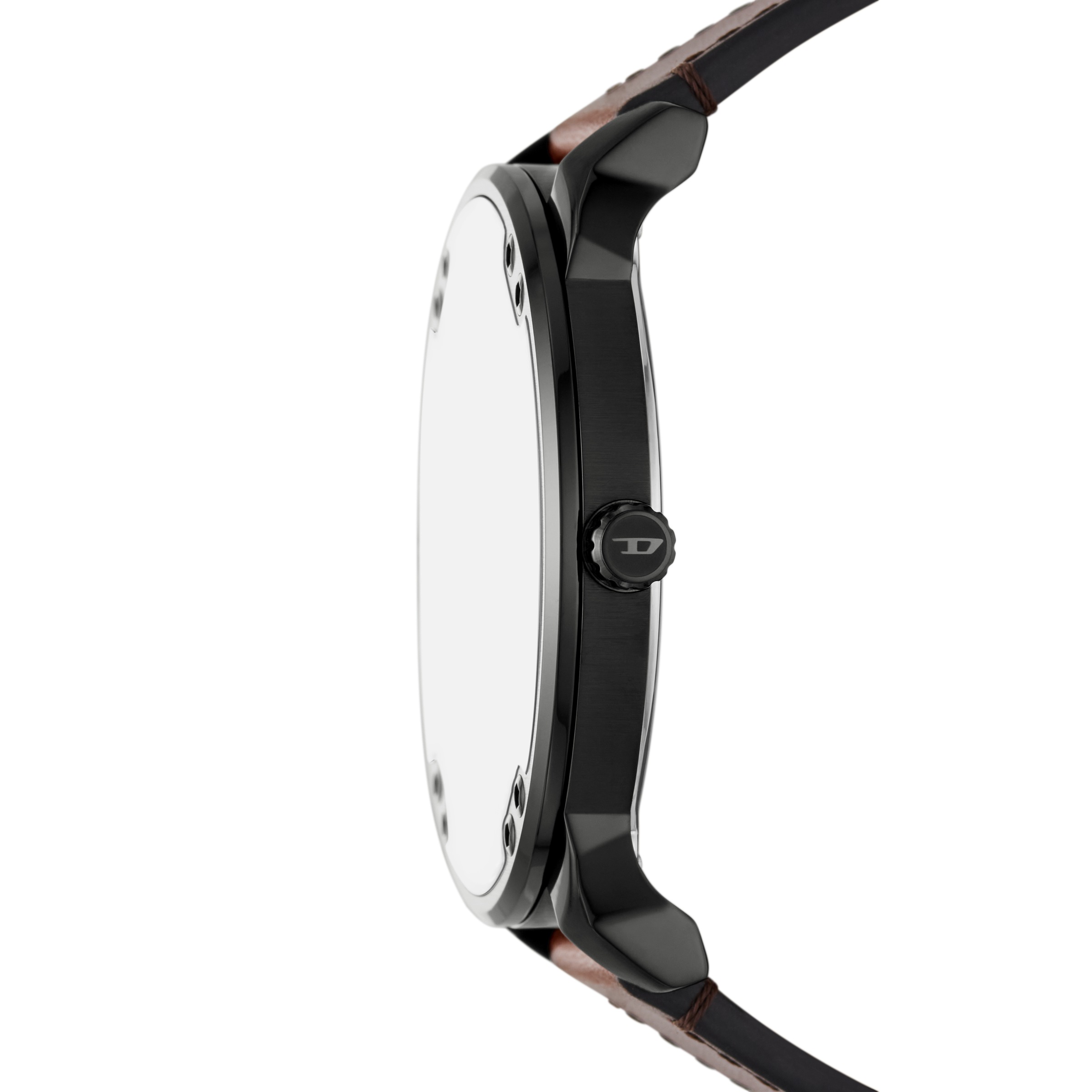 Diesel Quarzuhr »MR. DADDY SLIM«, Armbanduhr, Herrenuhr, Lederarmband, analog, Tag, mehrere Zeitzonen