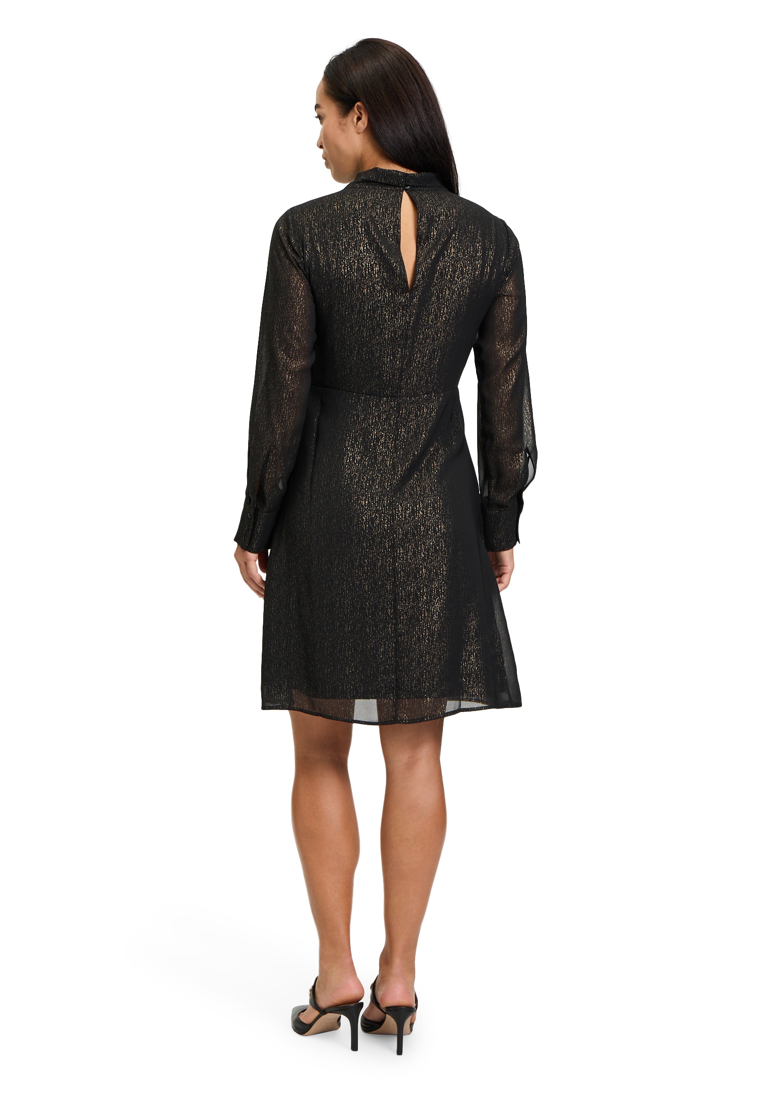 Cartoon Chiffonkleid »Cartoon Chiffonkleid mit Schleifenknoten«, Design