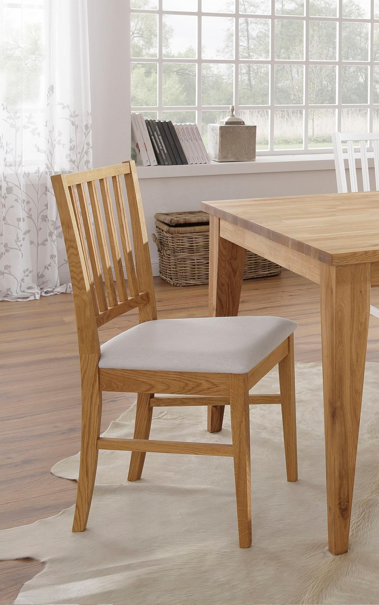 Home affaire Esszimmerstuhl "Ruanda Küchenstuhl" (Set) 4 Stk.im 2er, 4er oder 6er-Set, Holzstuhl