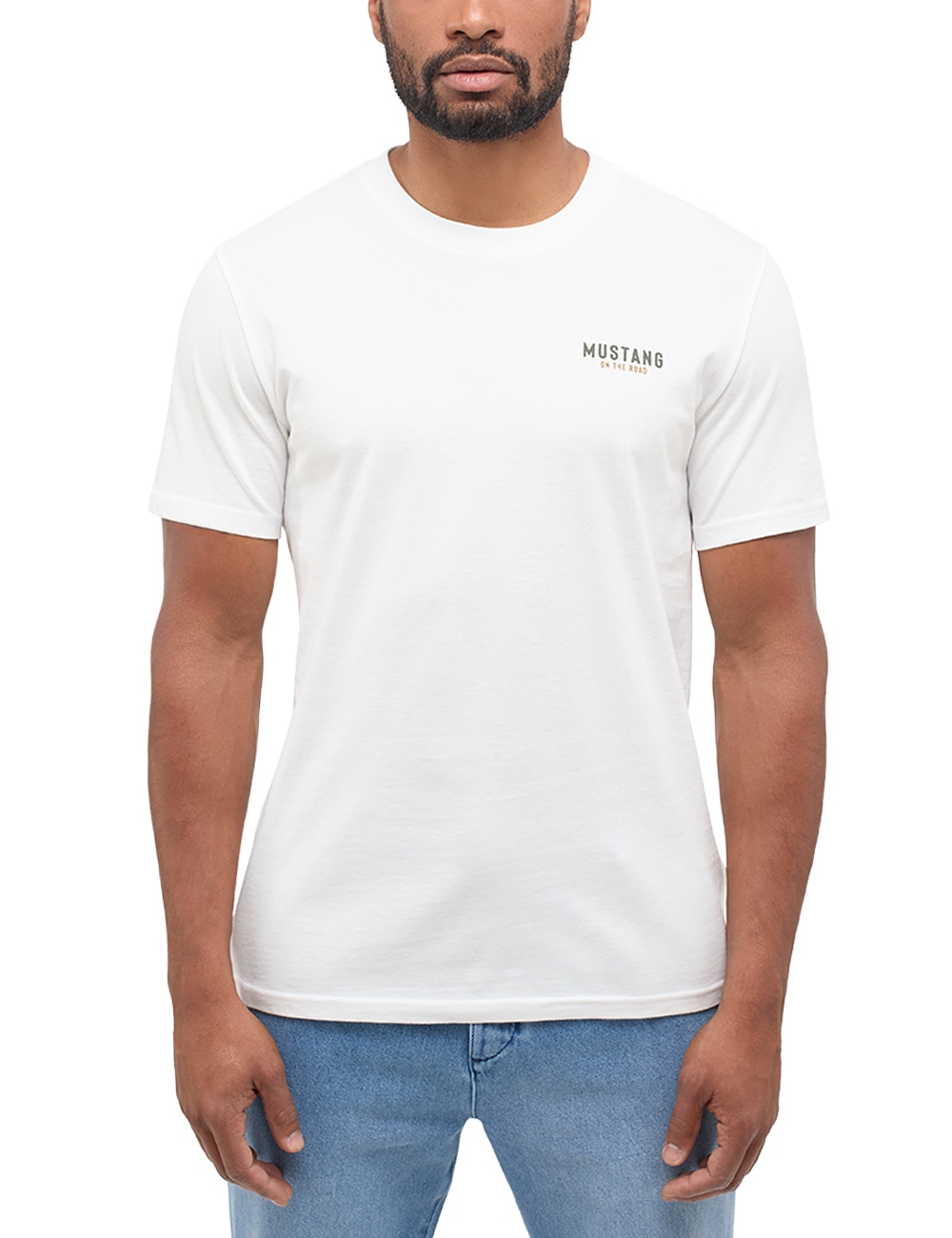 T-Shirt« MUSTANG Kurzarmshirt »Mustang bestellen ▷ | BAUR