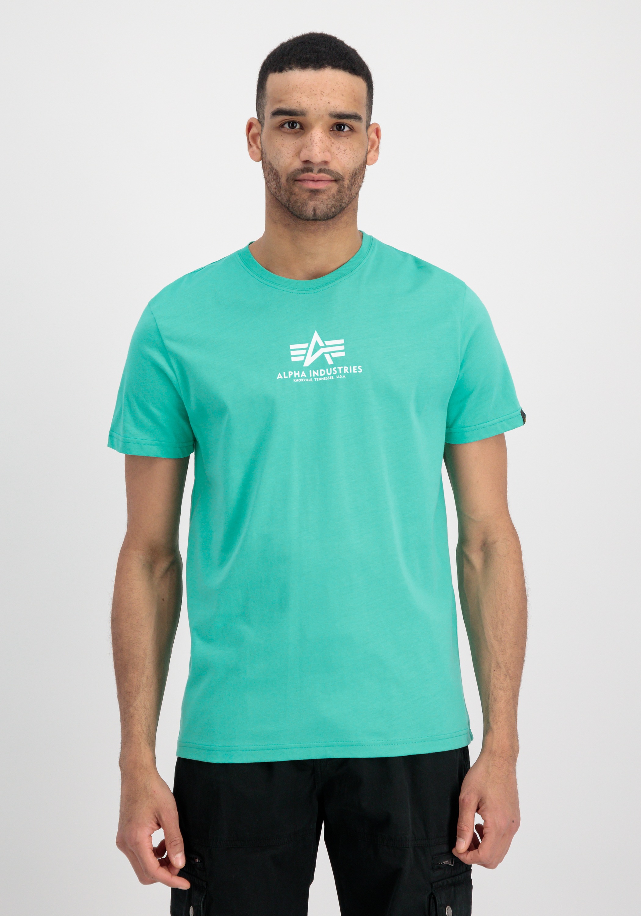 Alpha Industries T-Shirt "Alpha Industries Men - T-Shirts Basic T Mid Logo" günstig online kaufen