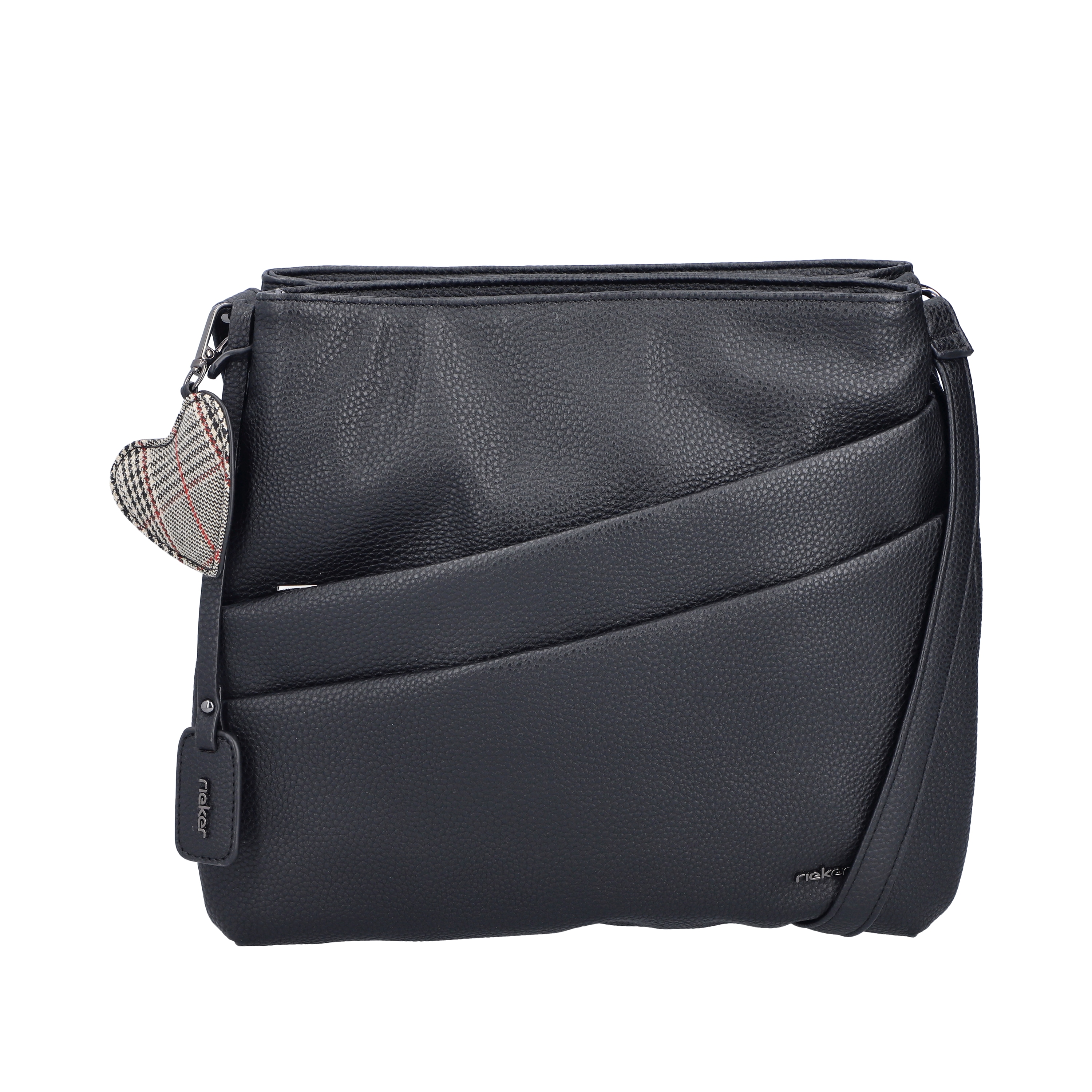 Rieker Schultertasche, Damen Handtasche mit zwei Hauptfächern