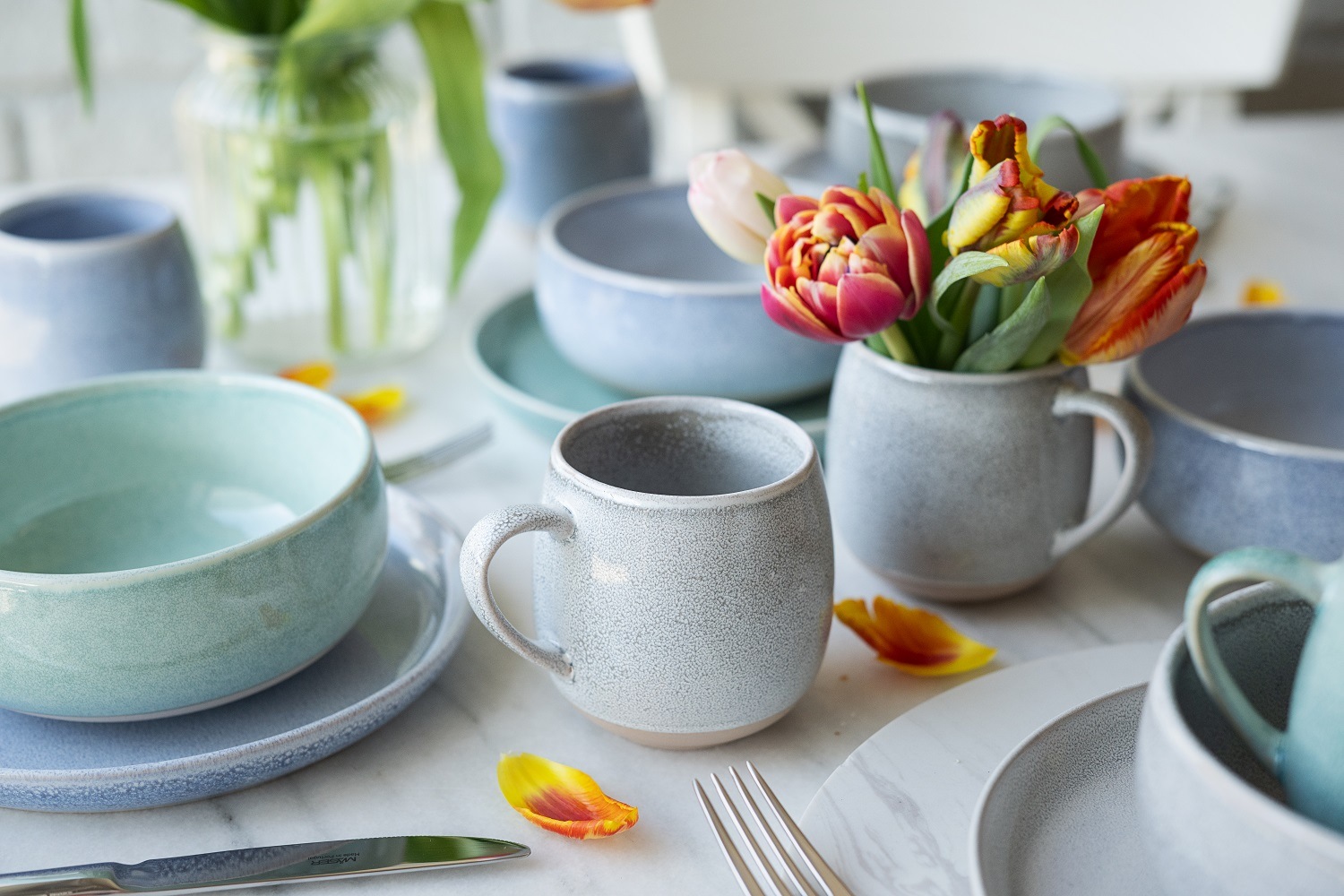 MÄSER Frühstücks-Geschirrset »Aquata« Geschirr-Set, Service