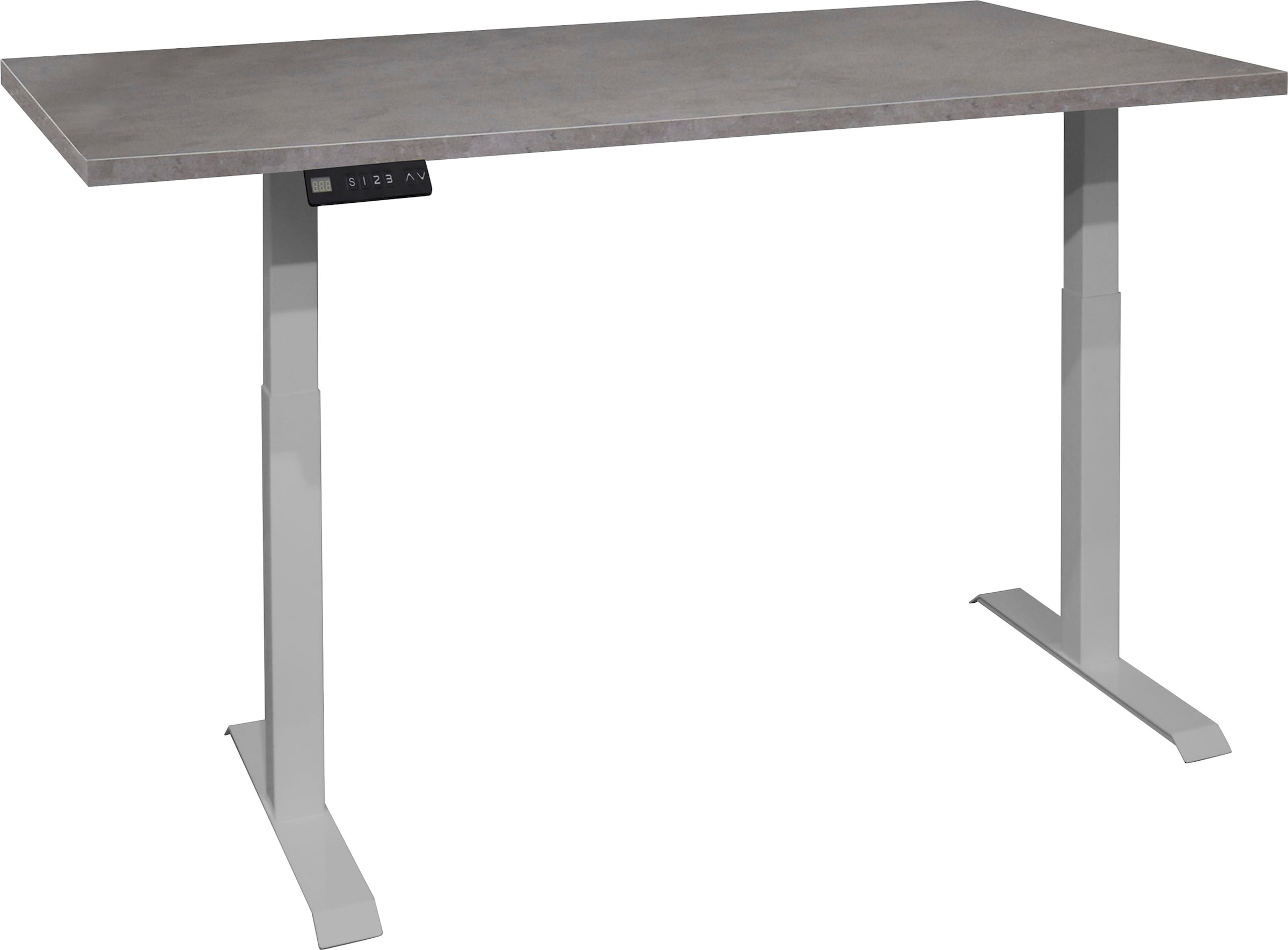 Mäusbacher "Big System Office" Breite 160 cm, elektrisch höhenverstellbar