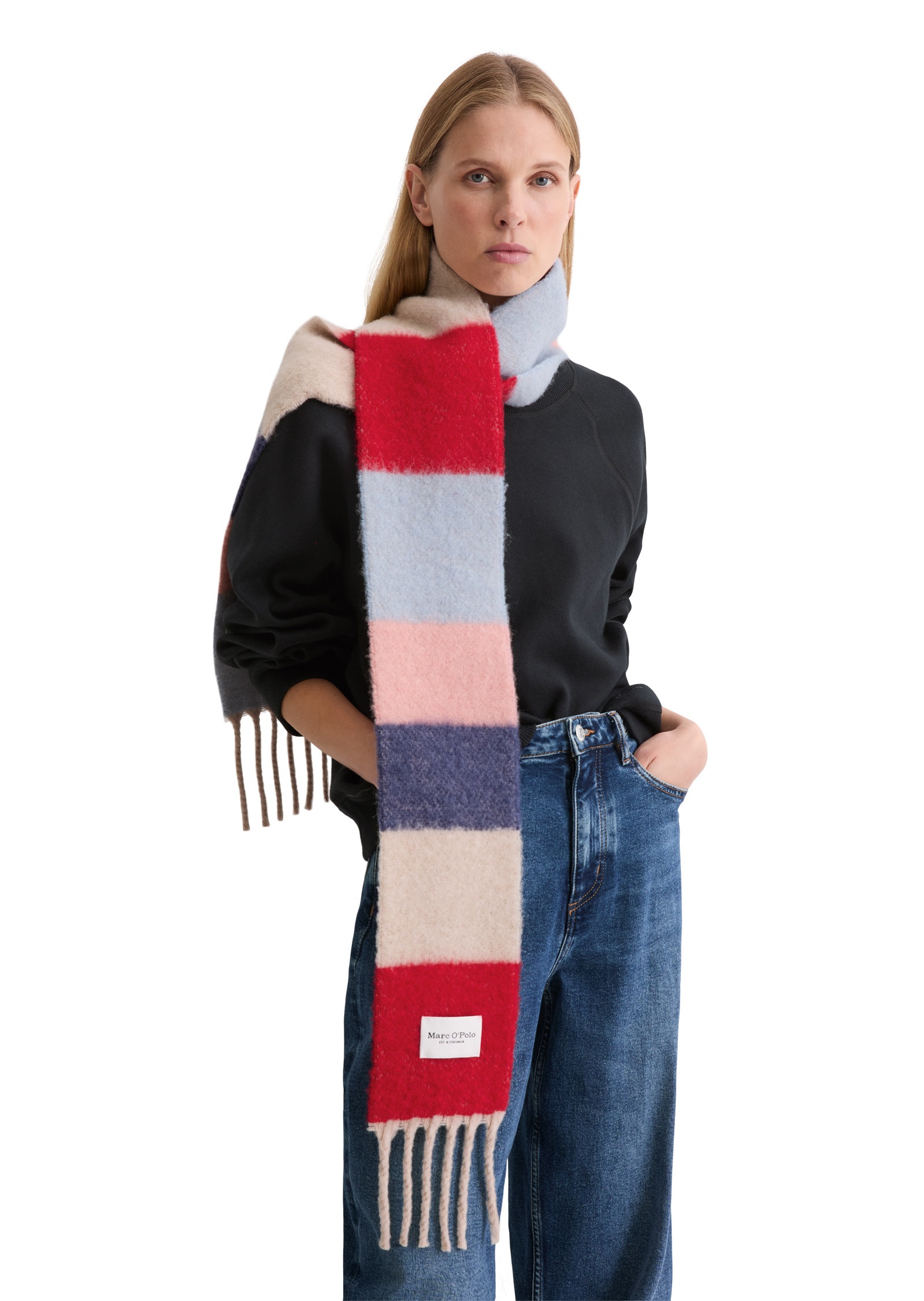 Marc O'Polo Schal »mit flauschiger Alpakawolle«