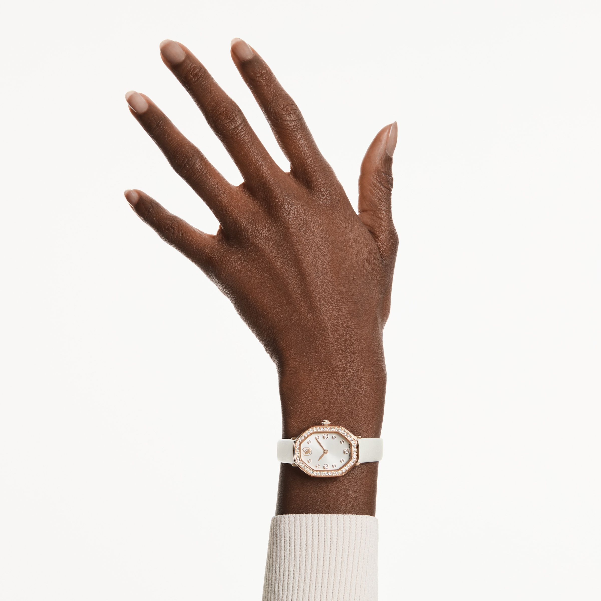 Swarovski Quarzuhr »DEXTERA« Armbanduhr, Damenuhr, Swiss Made, Lederarmband, analog