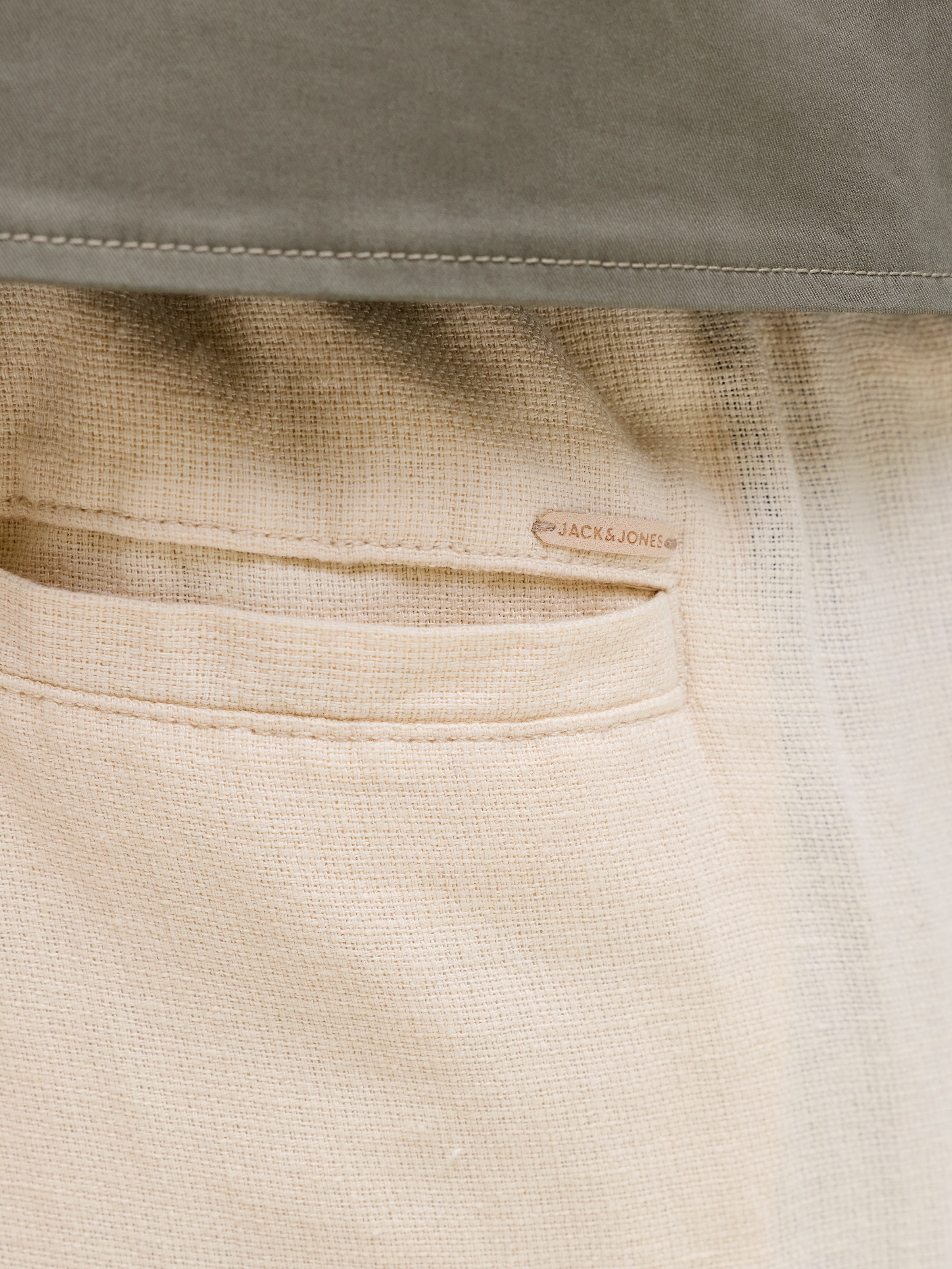 Jack & Jones Chinohose »JPSTKARL MYKONOS LINEN BLEND CHINO«