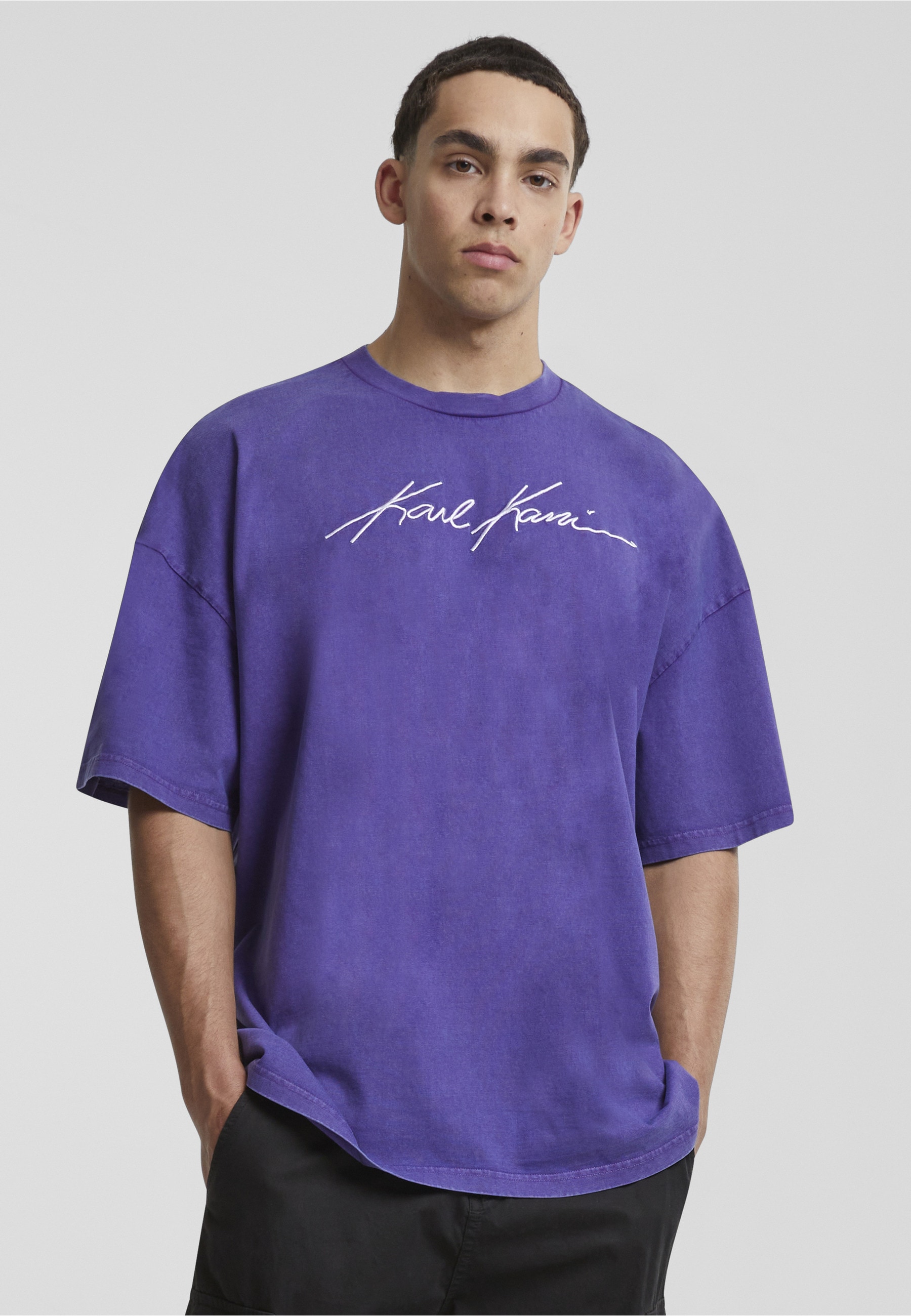 Karl Kani T-Shirt »Karl Kani KM242-048-4 Autograph Washed Boxy Tee« 1 Stk.