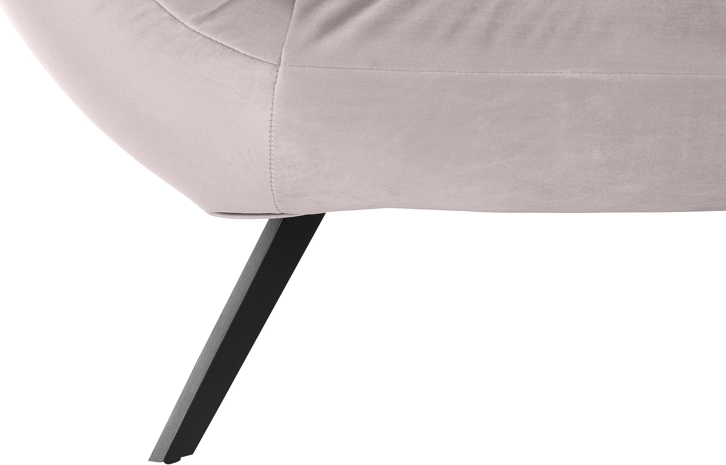 3C Candy Ecksofa »Beatrice Designsofa in moderner Retrooptik, bequem und extravagant«, mit Rückensteppung im Rautenmuster, Ohrenbacken Optik, L-Form