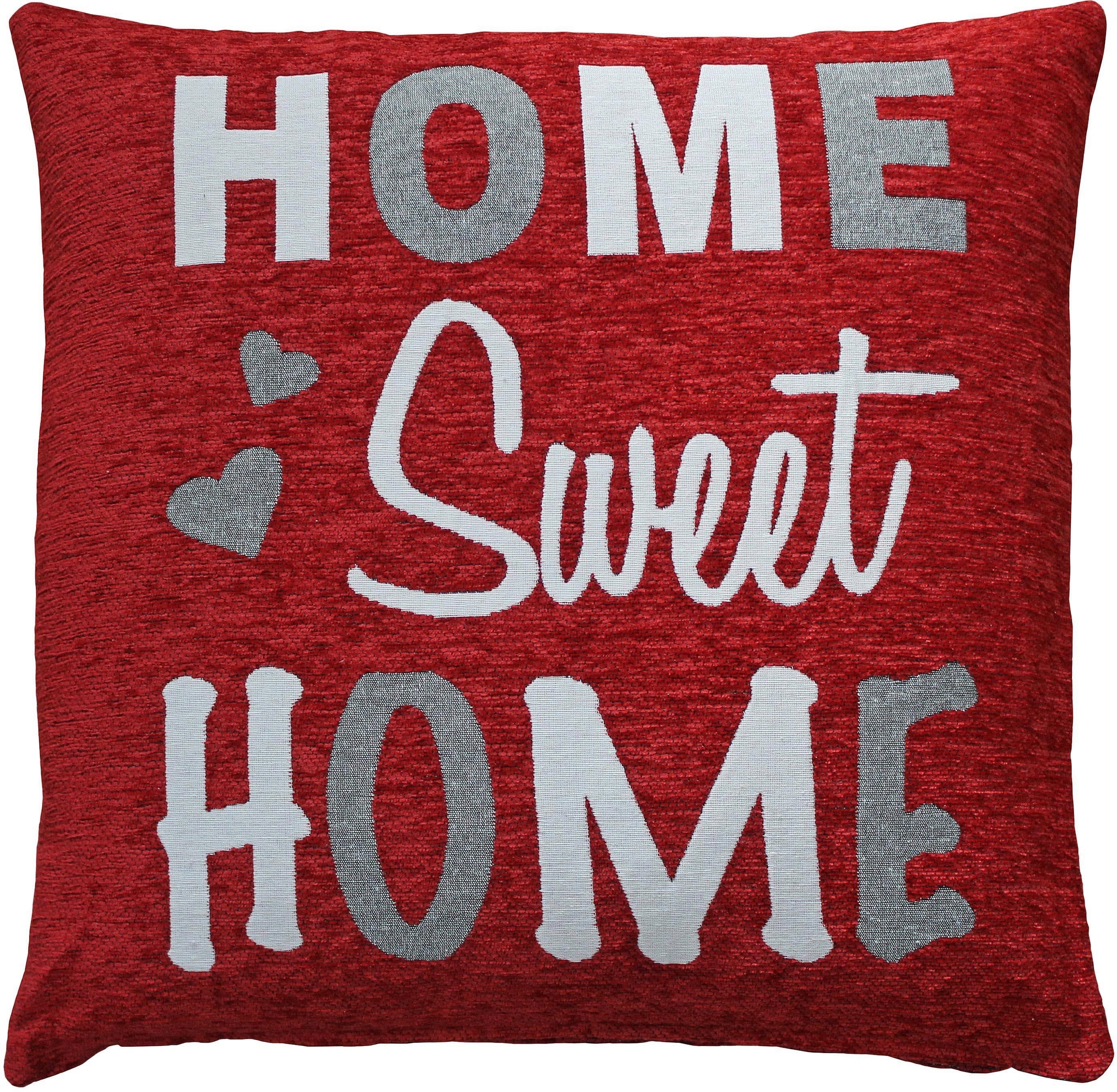 HOSSNER - HOMECOLLECTION Kissenhülle »Home Sweet Home«, (2 St.)