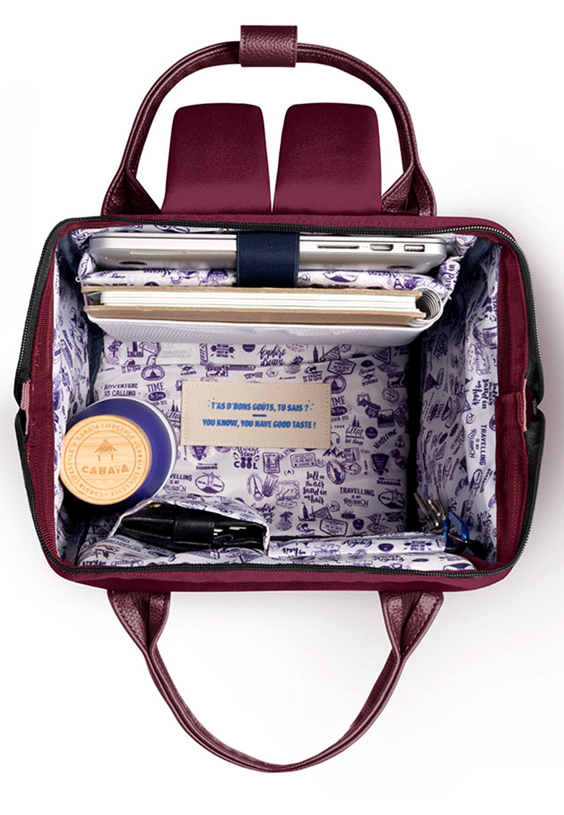 CABAIA Tagesrucksack »Medium«, Cityrucksack mit austauschbaren Vordertaschen