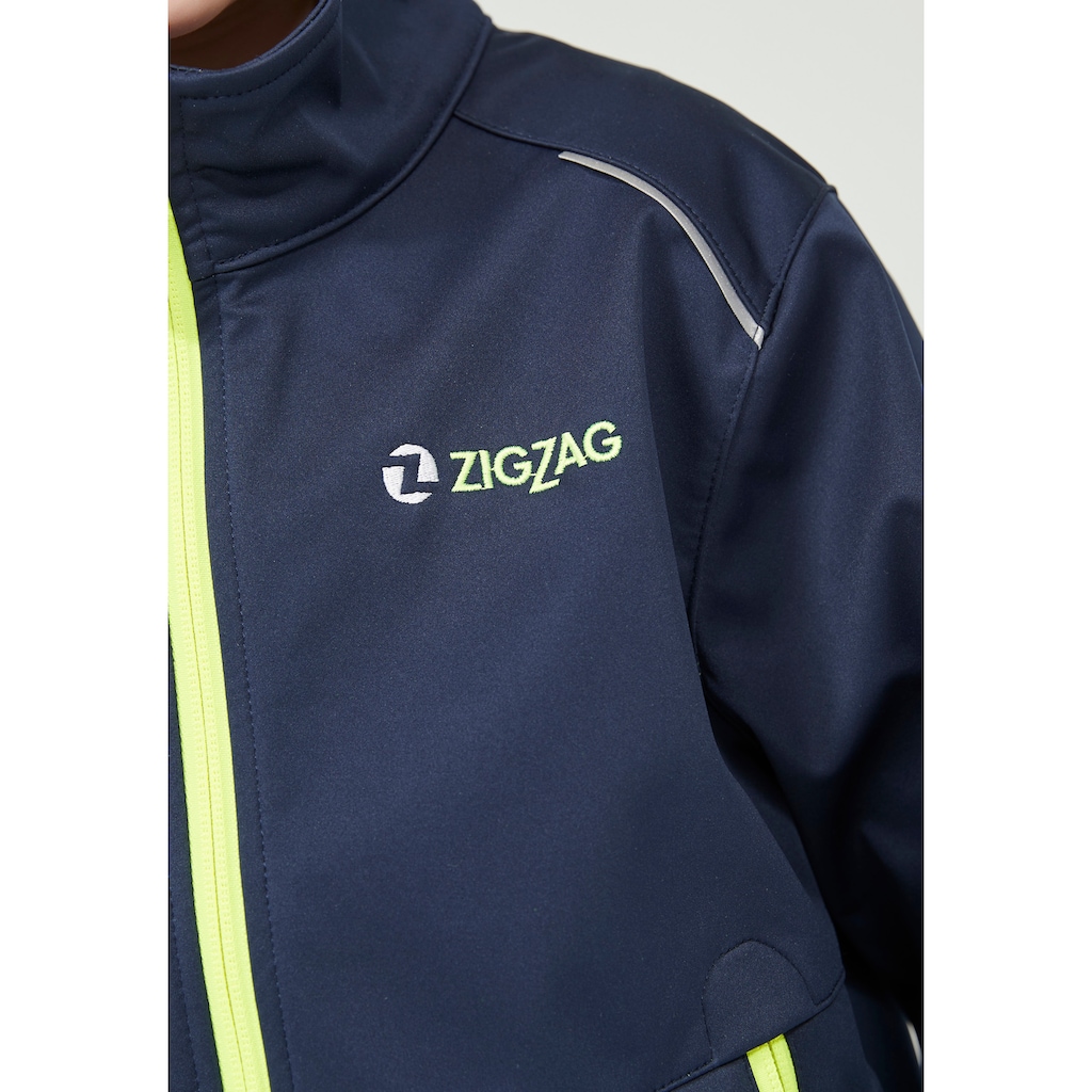 ZIGZAG Softshelljacke »SKJOLD W-PRO 8000 WATERPROOF«, mit 8000 mm Wassersäule