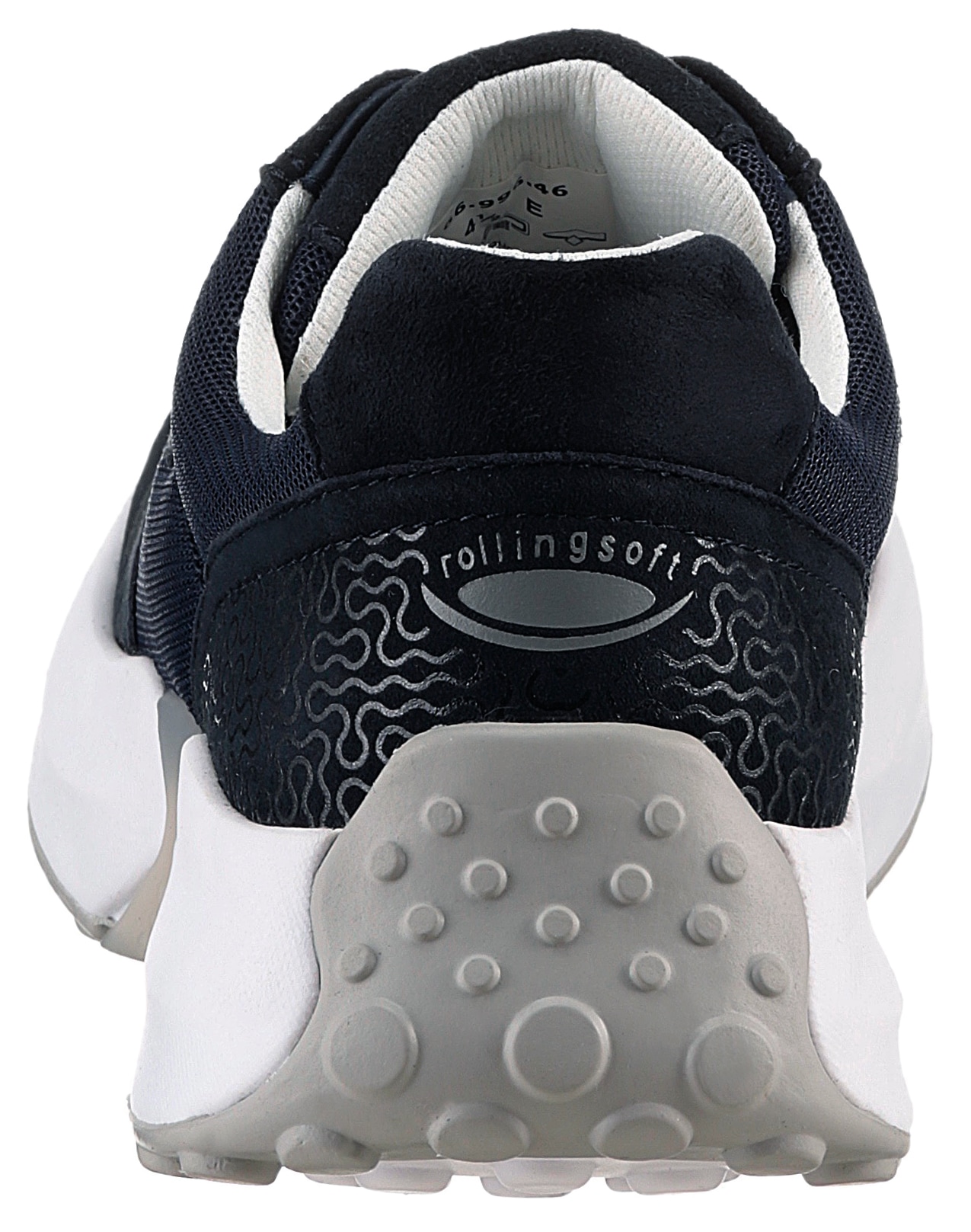 Gabor Rollingsoft Keilsneaker, Freizeitschuh, Halbschuh, Schnürschuh mit OPTIFIT-Fußbett