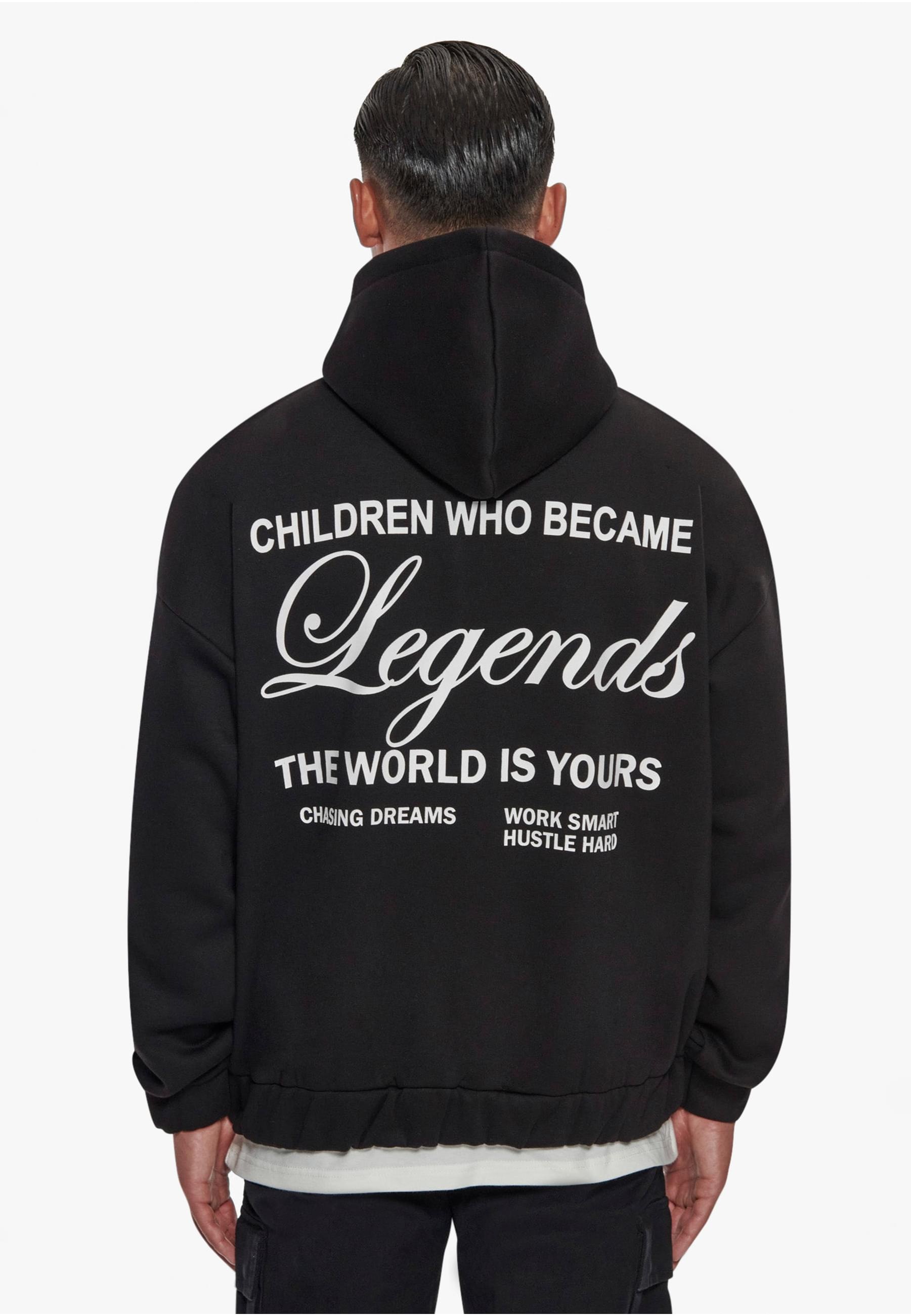Dropsize Sweatjacke »Dropsize Herren Heavy Oversize Legends Zip Hoodie«