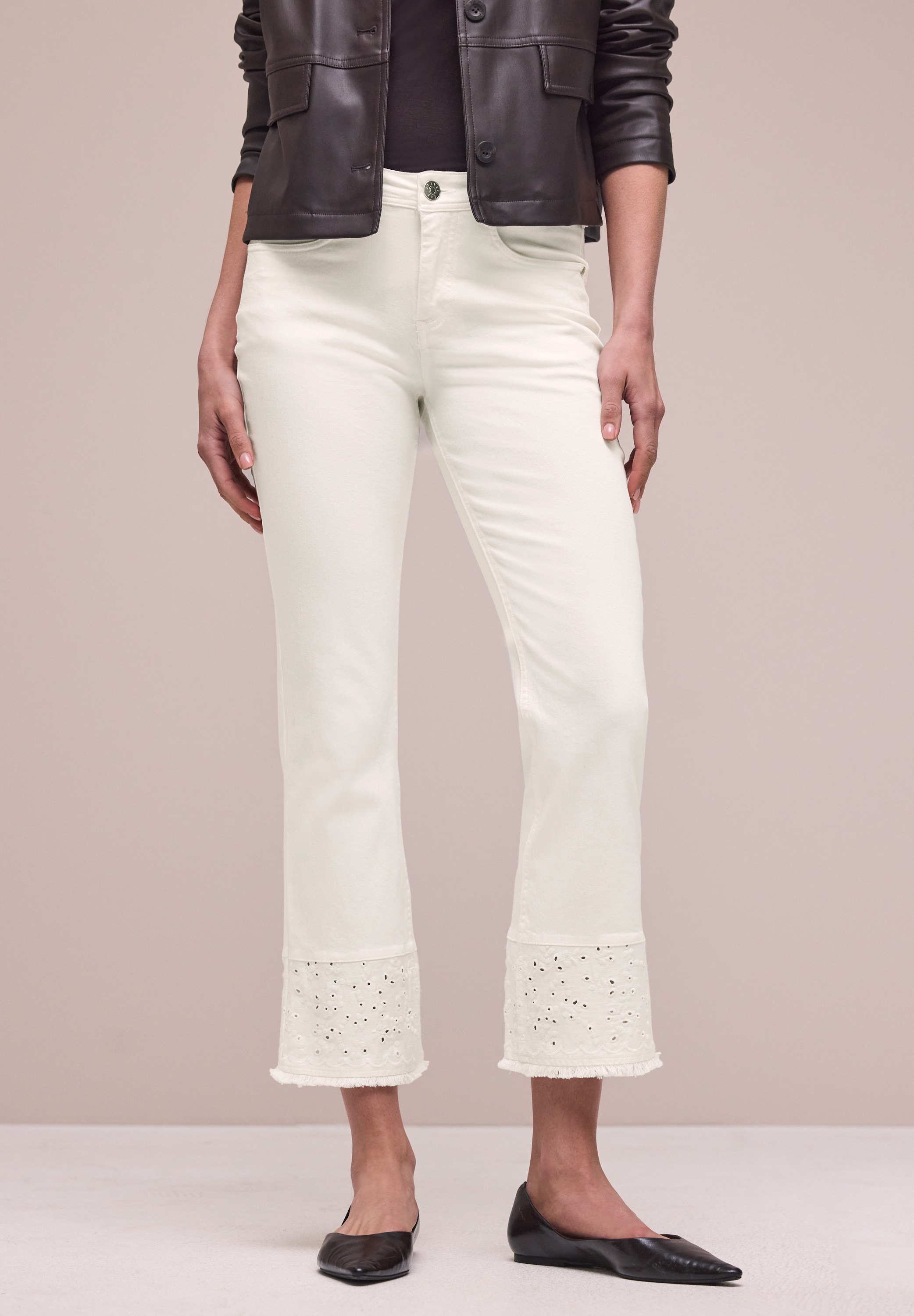 STREET ONE Slim-fit-Jeans aus Baumwolle mit Stretchanteil