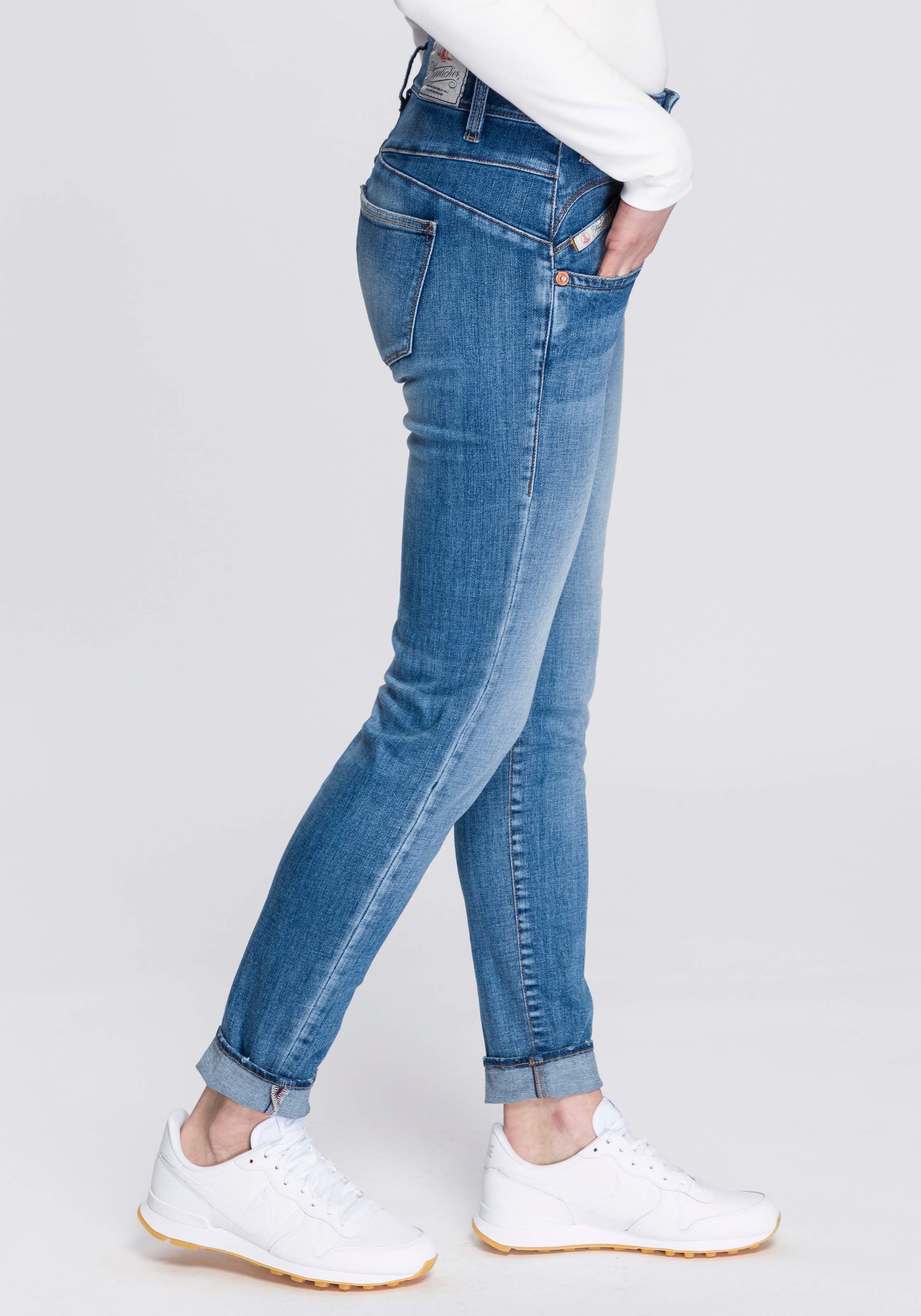 Herrlicher Slim-fit-Jeans »PEARL SLIM ORGANIC«, dank Kitotex | kaufen umweltfreundlich online BAUR Technology