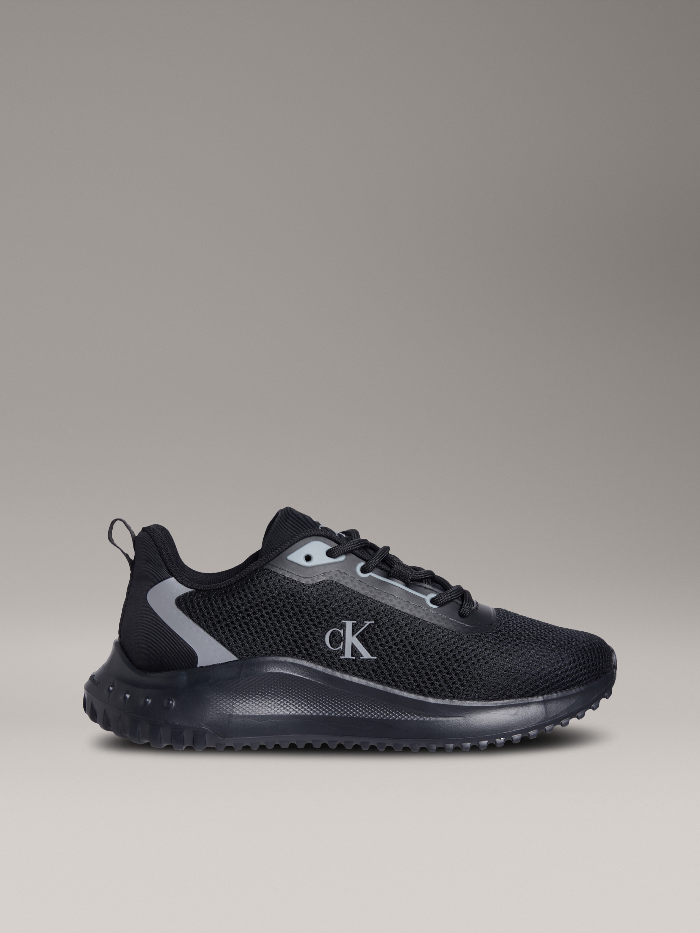 Calvin Klein Jeans Sneaker »EVA RUNNER L-UP MIX MESH LOGO CK«, Schnürschuh, Freizeitschuh, Halbschuh mit CK Logo an der Seite