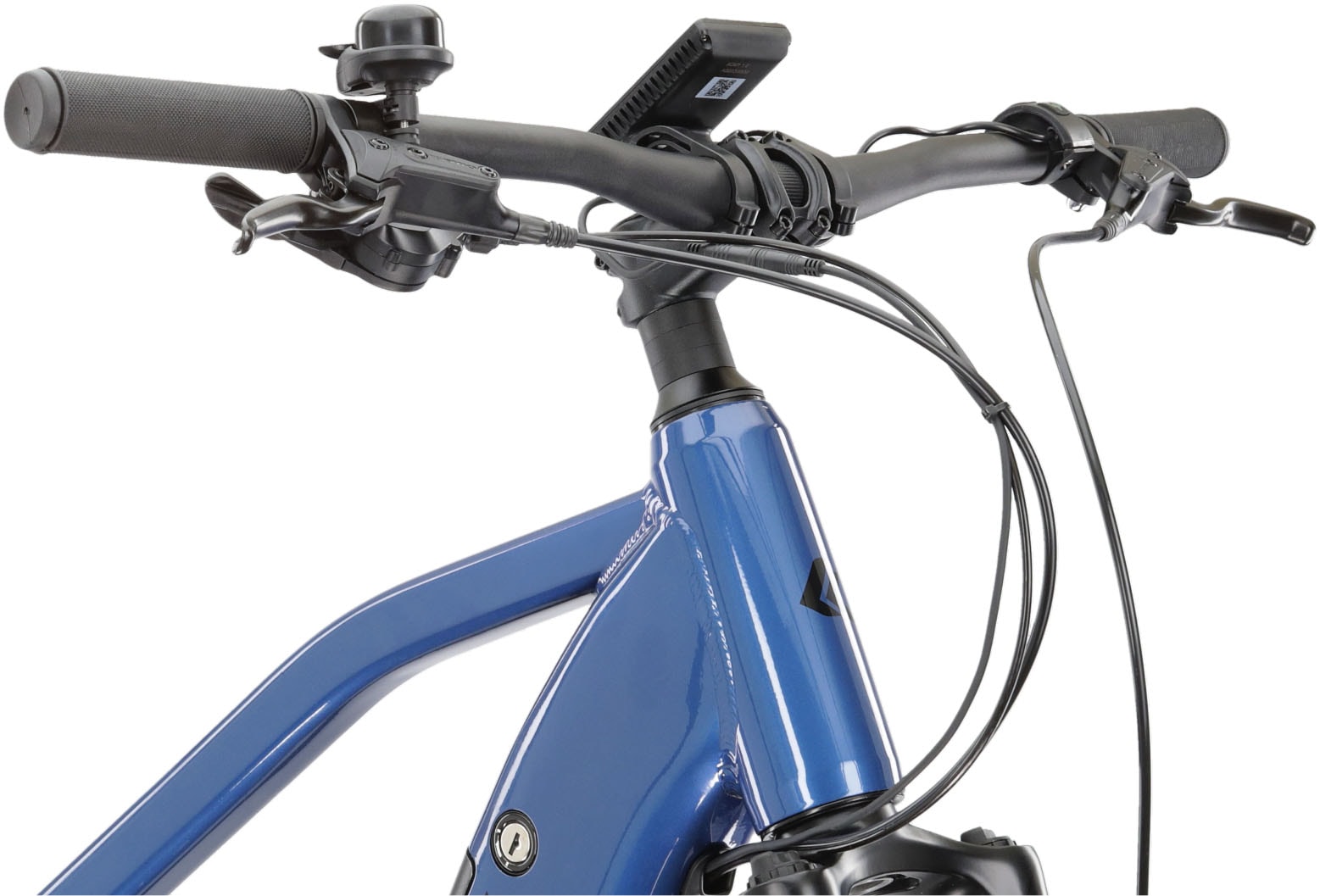 Kross E-Bike »E-MTB Hexagon Boost 3.0 29 Zoll blau«, 8 Gang, Shimano, ACERA M360, Mittelmotor 250 W