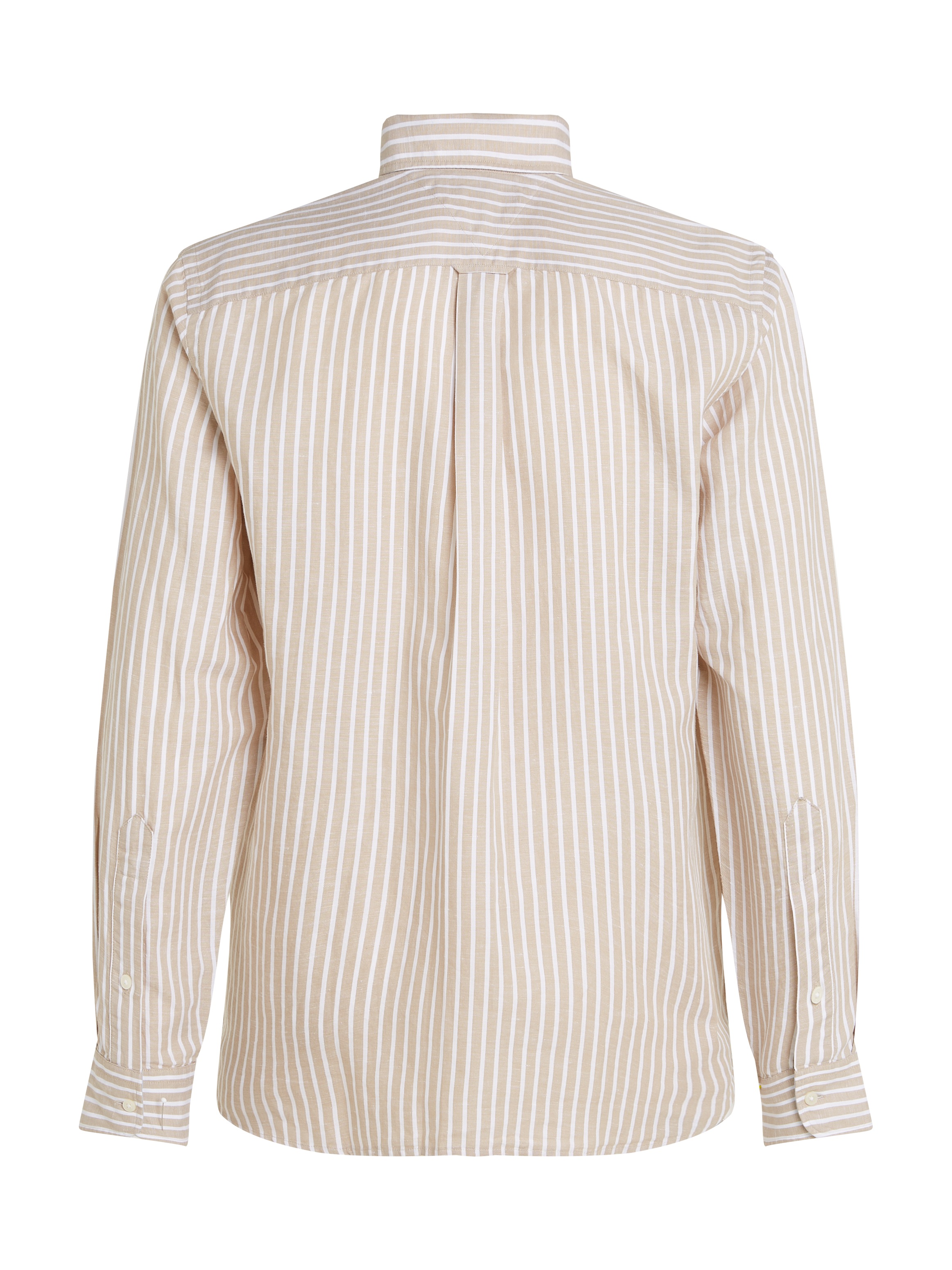 Tommy Hilfiger Langarmhemd »LINEN BLEND BOLD STRIPE«, mit feinen Streifen