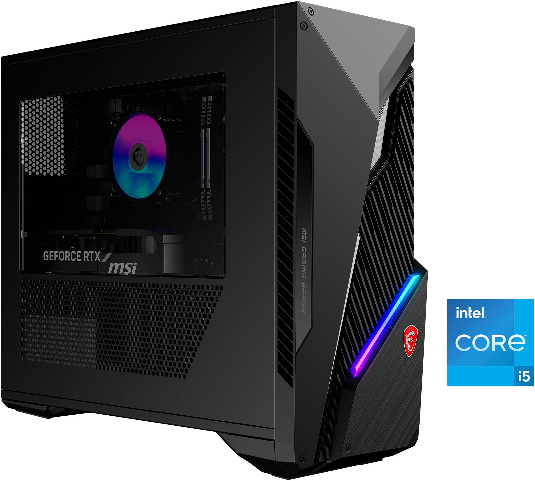 MSI Gaming-PC "MAG Infinite S3 14NVM55-3025DE RTX 5060 Ti 8GB", Microsoft Windows 11 Home, 16 GB RAM 1.000 GB SSDschwarz, Desktop-PCs