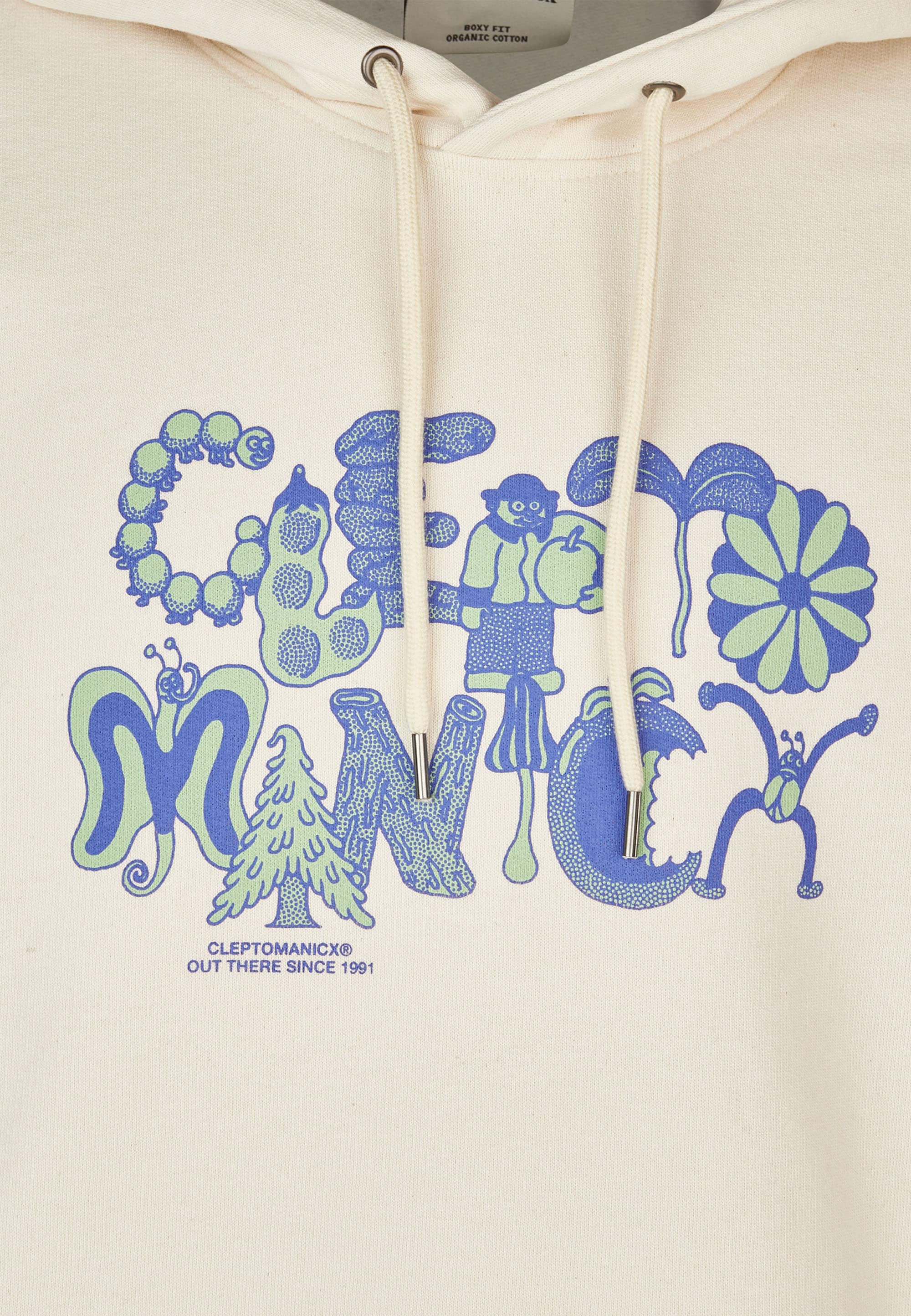 Cleptomanicx Kapuzensweatshirt »Guard the Garden«, mit großem Frontprint