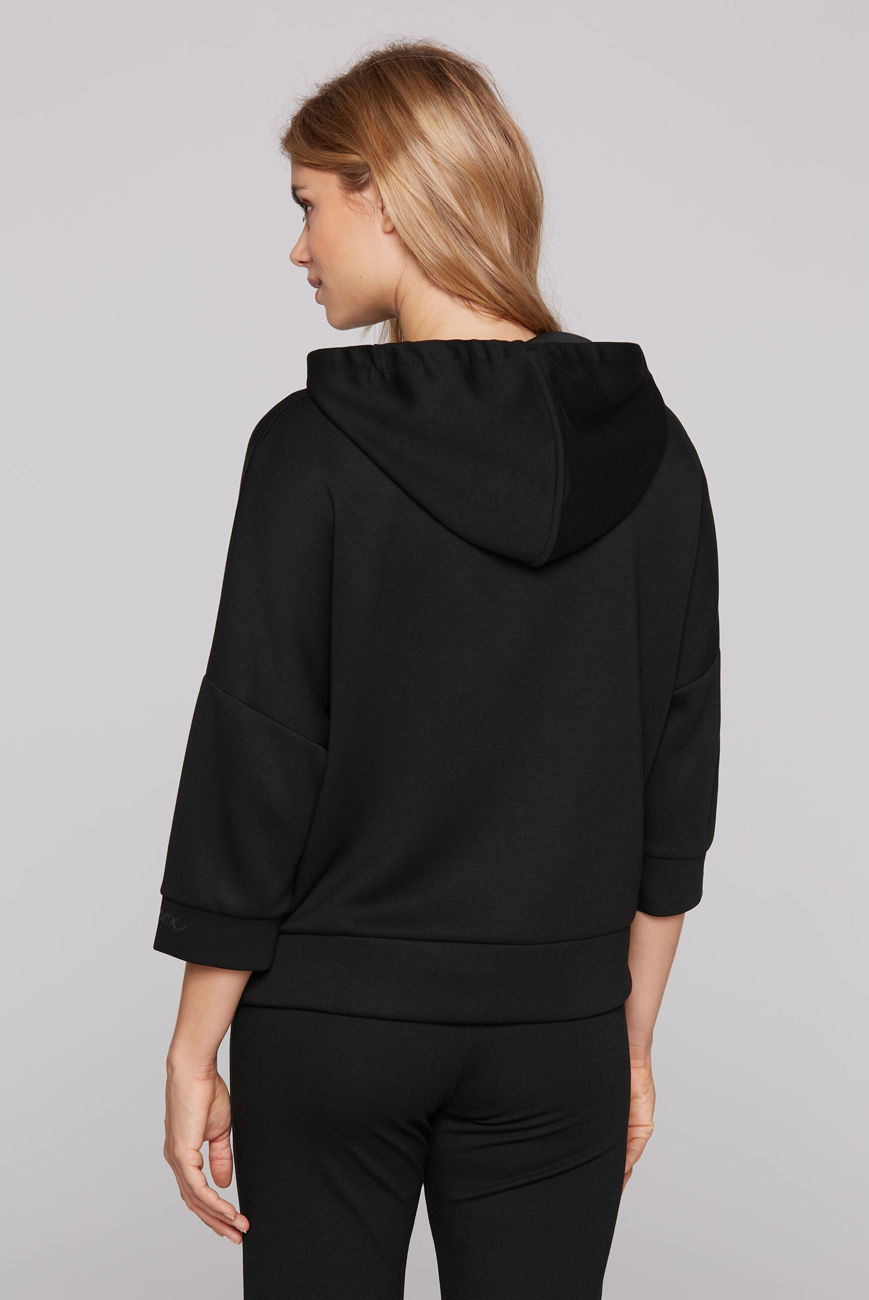 SOCCX Kapuzensweatjacke, mit überschnittenen Schultern