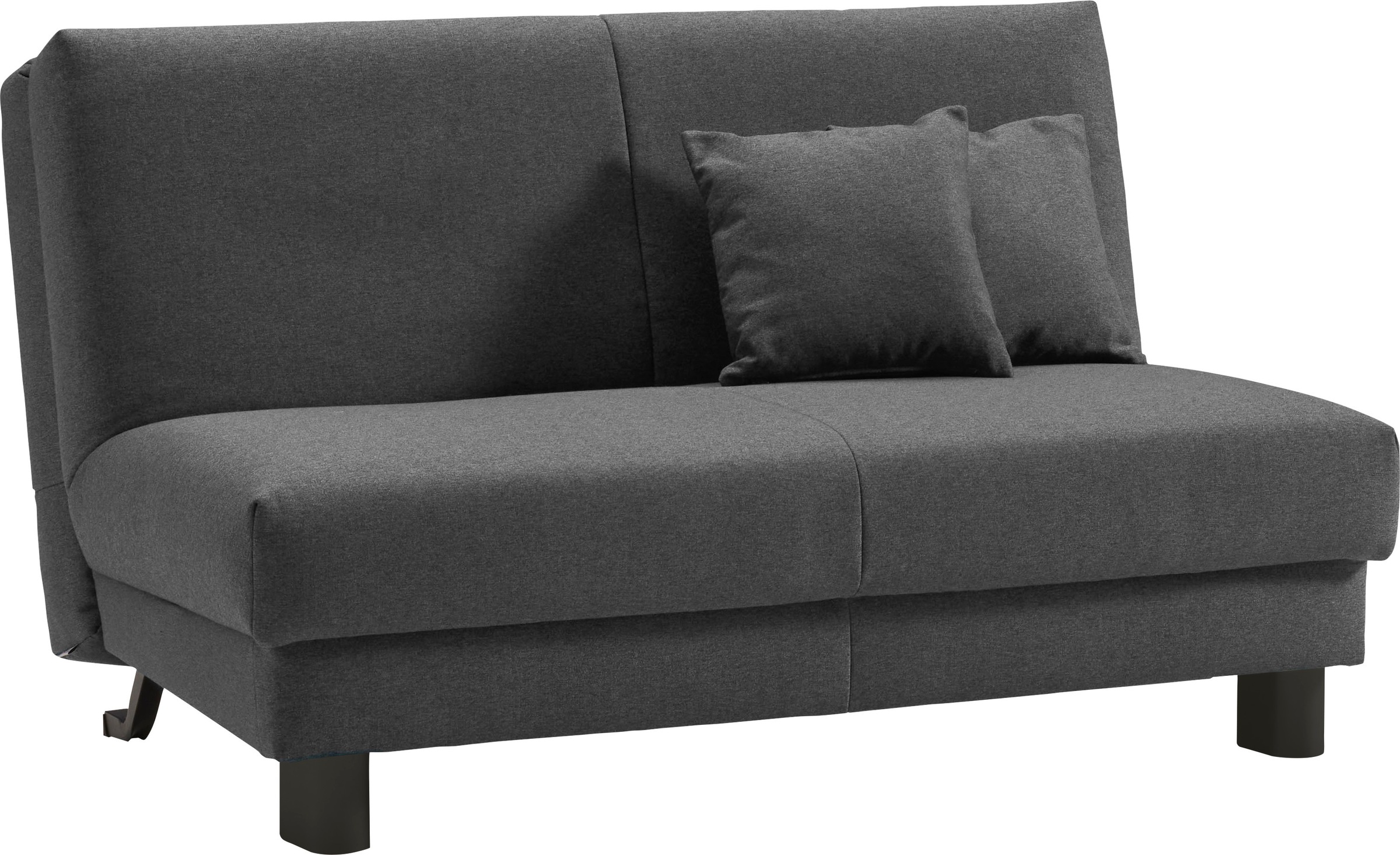 ell + ell Schlafsofa »Enny«, Liegefläche Breite 120 oder 140 cm, Liegehöhe 40 cm, Füße schwarz