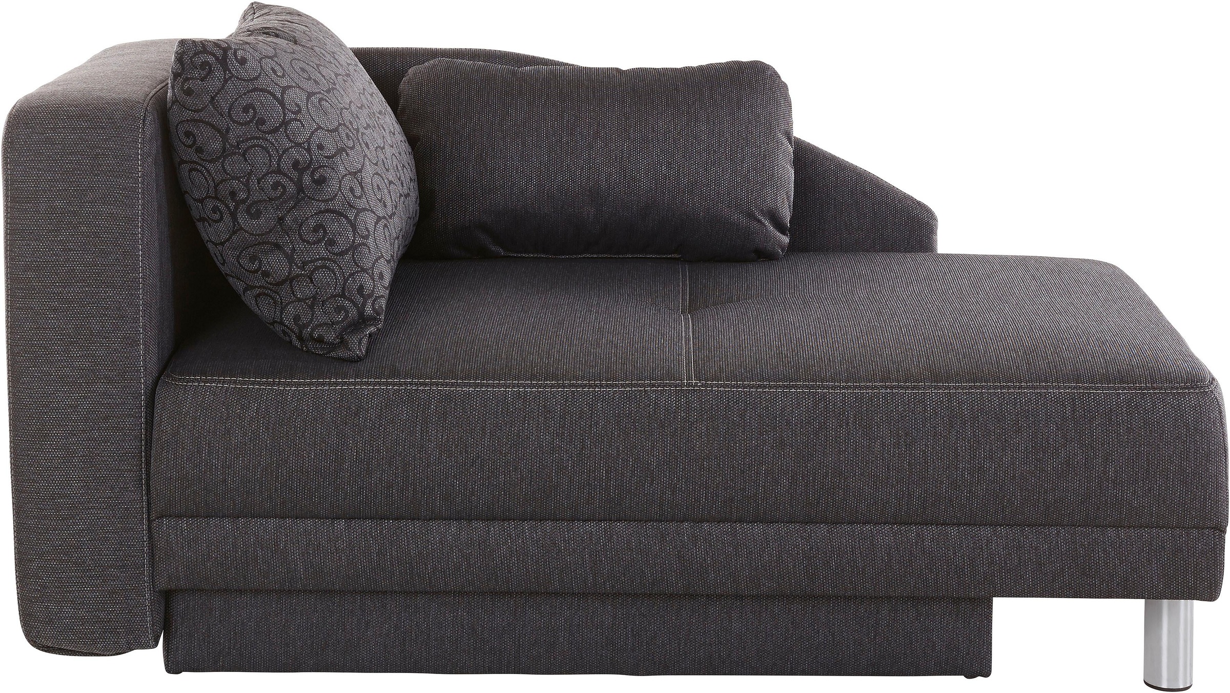 Jockenhöfer Gruppe Recamiere "Roy, B: 149 cm, Liegefl. 84x200 cm" mit Schlaffunktion, Bettkasten & Zierkissen, Federkern