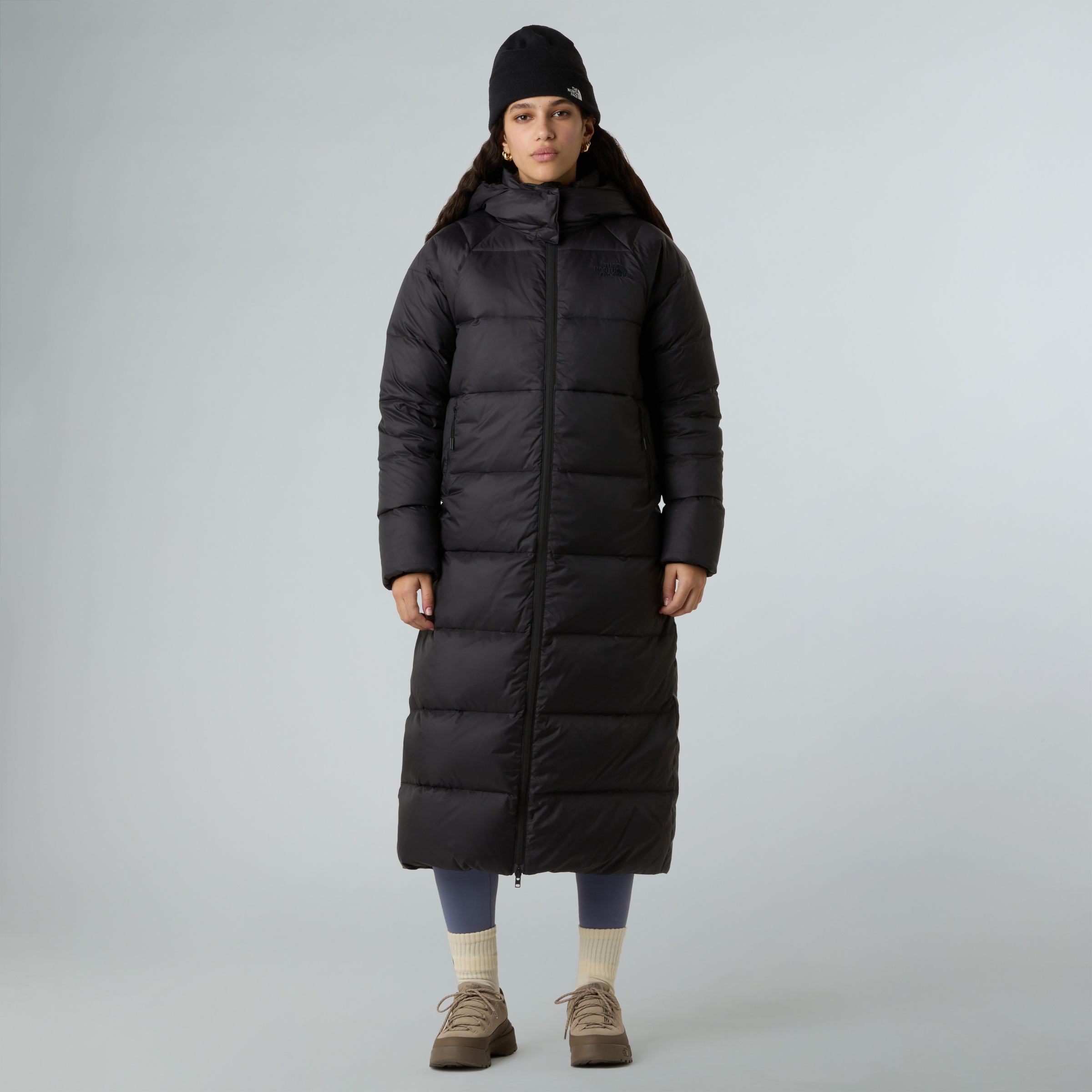 THE NORTH FACE Damen Funktionsmantel "W HYDRENALITE CITY LONG DOWN HOODED PARK"tnf schwarz, Gr. XS, Obermaterial: 100% Nylon. Futter: 100% Nylon.