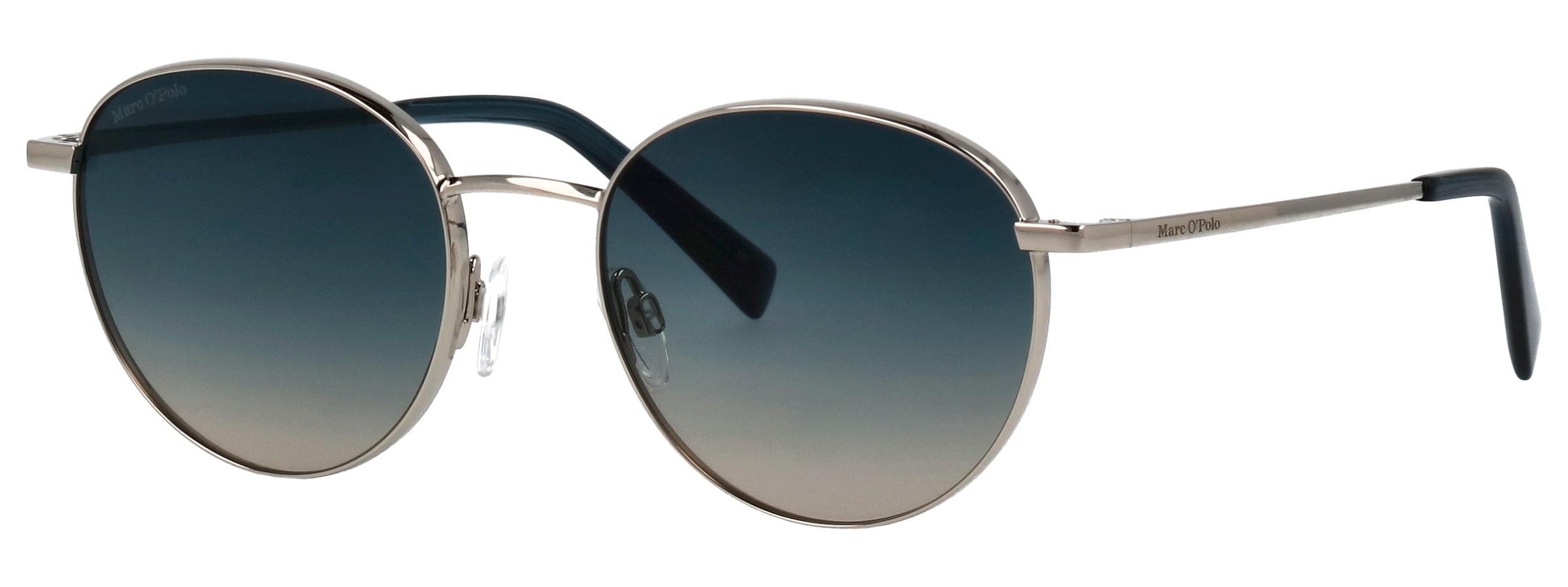 Marc O'Polo Sonnenbrille »Modell 505123« Form Panto, Logoschriftzug auf Bügel, Metallfassung