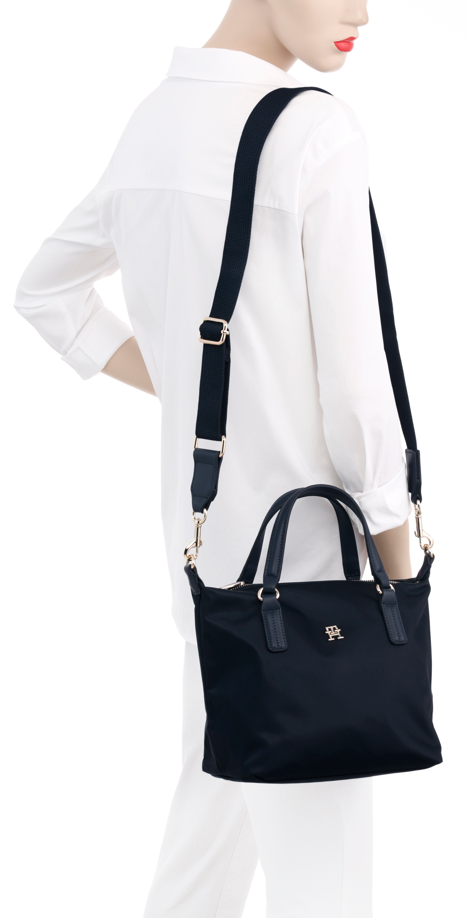Tommy Hilfiger Henkeltasche "POPPY NEW SMALL TOTE", Damen Umhängetasche, Sh günstig online kaufen