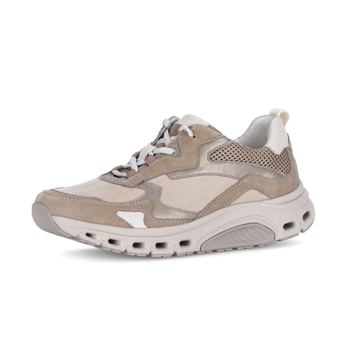 Gabor Sneaker "Sneaker low Materialmix Leder" günstig online kaufen